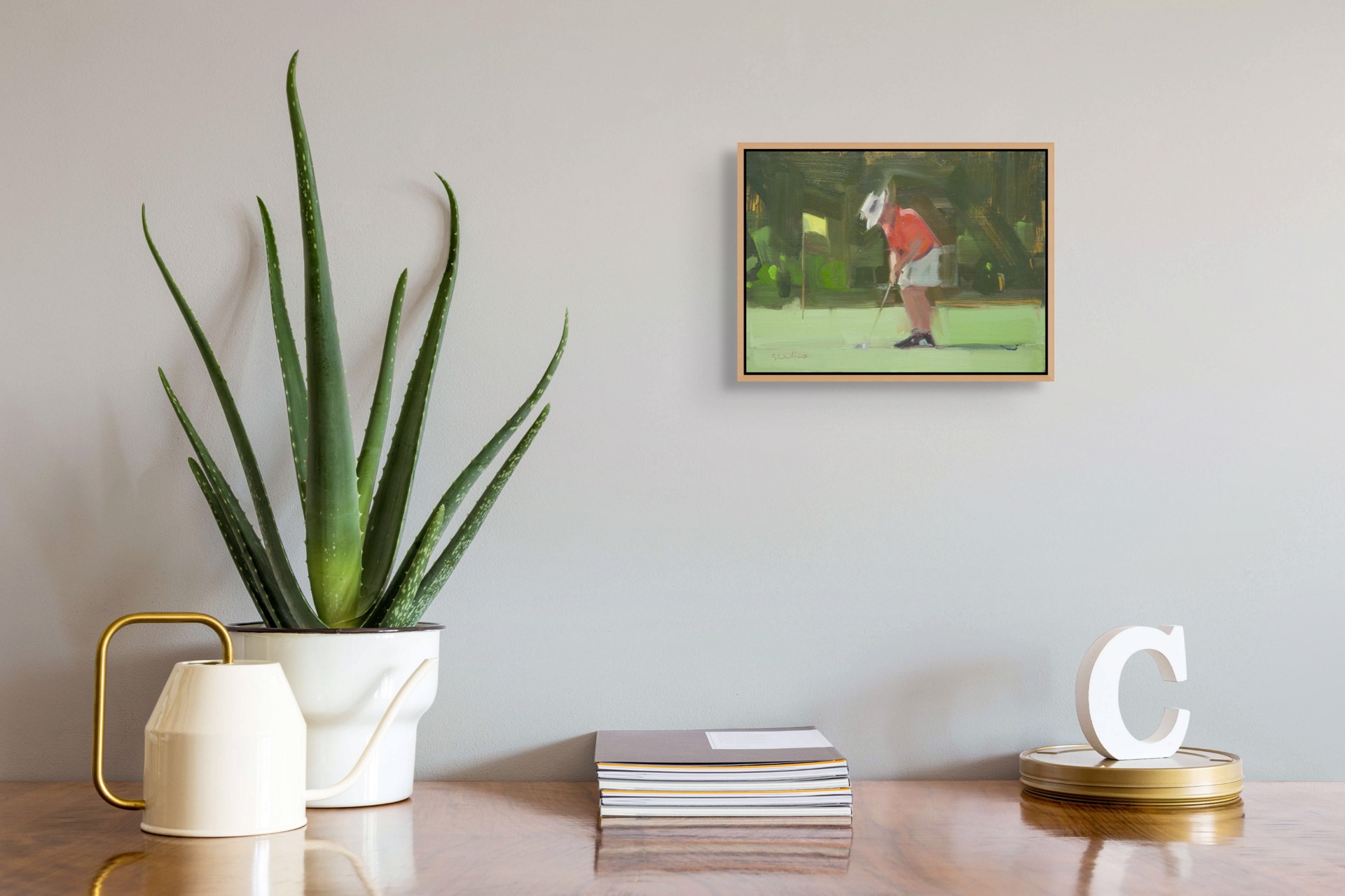 Golfer by David Shevlino