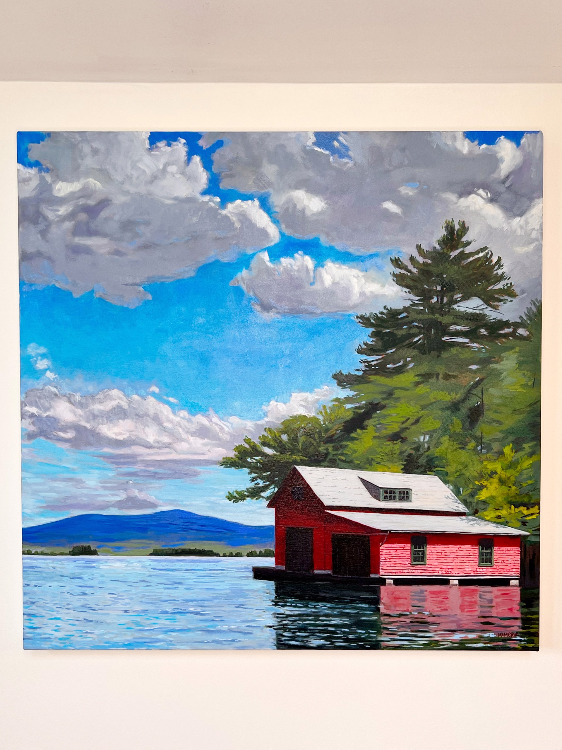 Boathouse in July by Kim Case