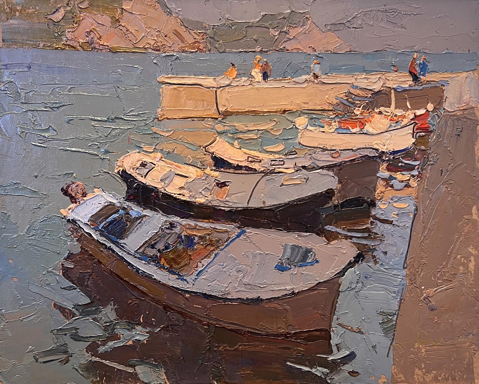 Boats III by Daniil Volkov