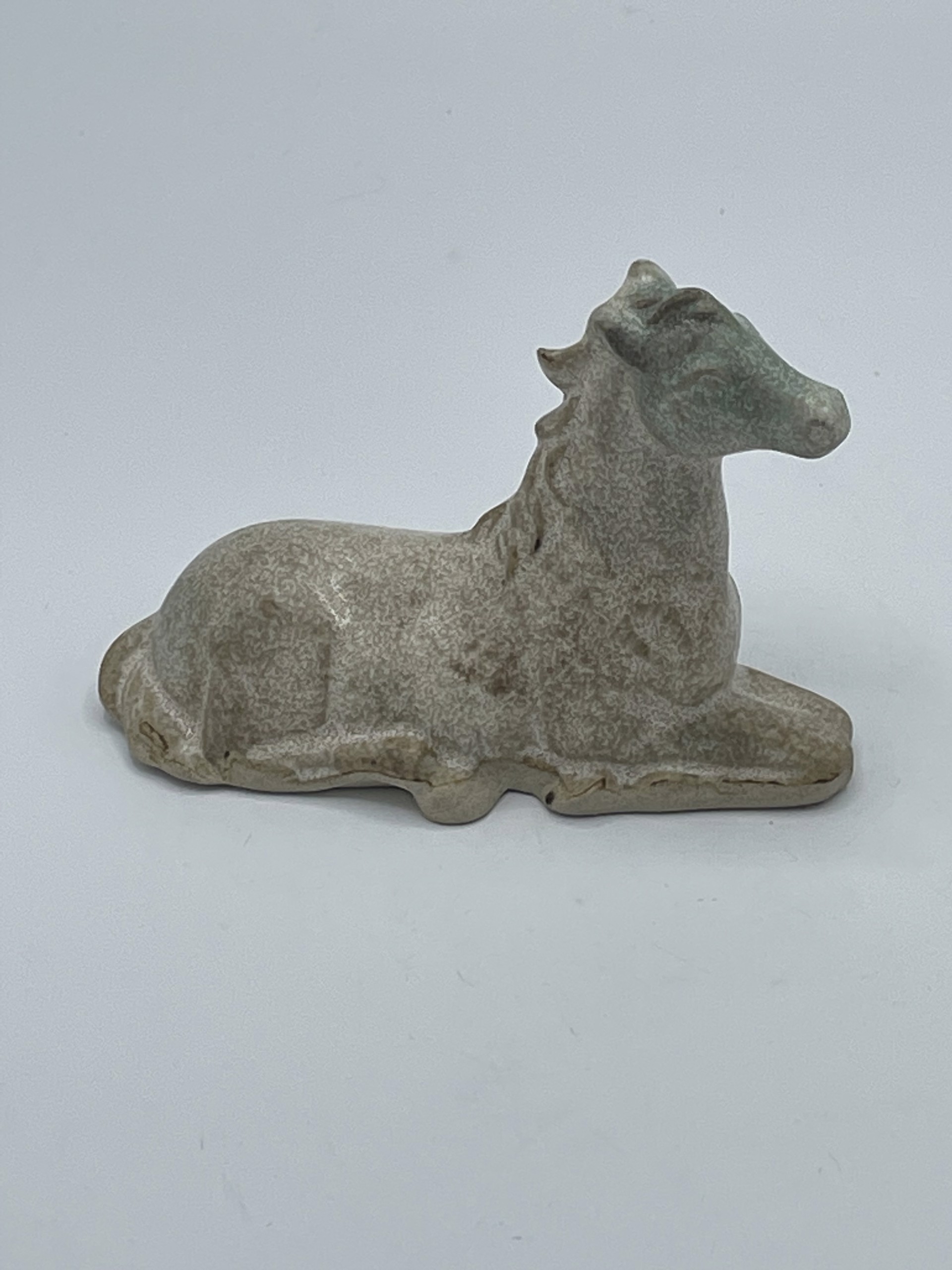 Medium Horse Sitting by Satterfield Pottery