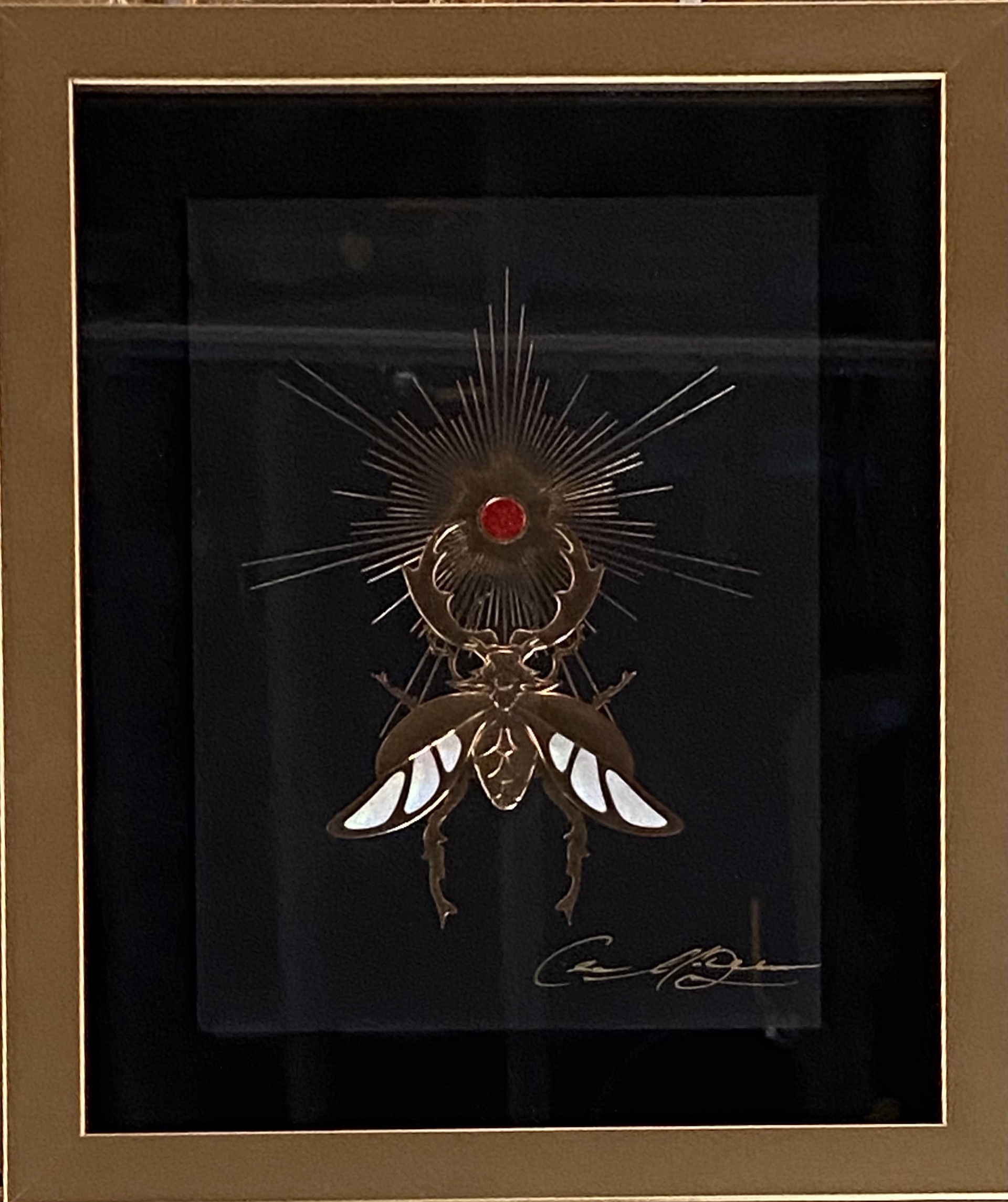 "Guiding Light" Scarab Postcard by Gary James McQueen
