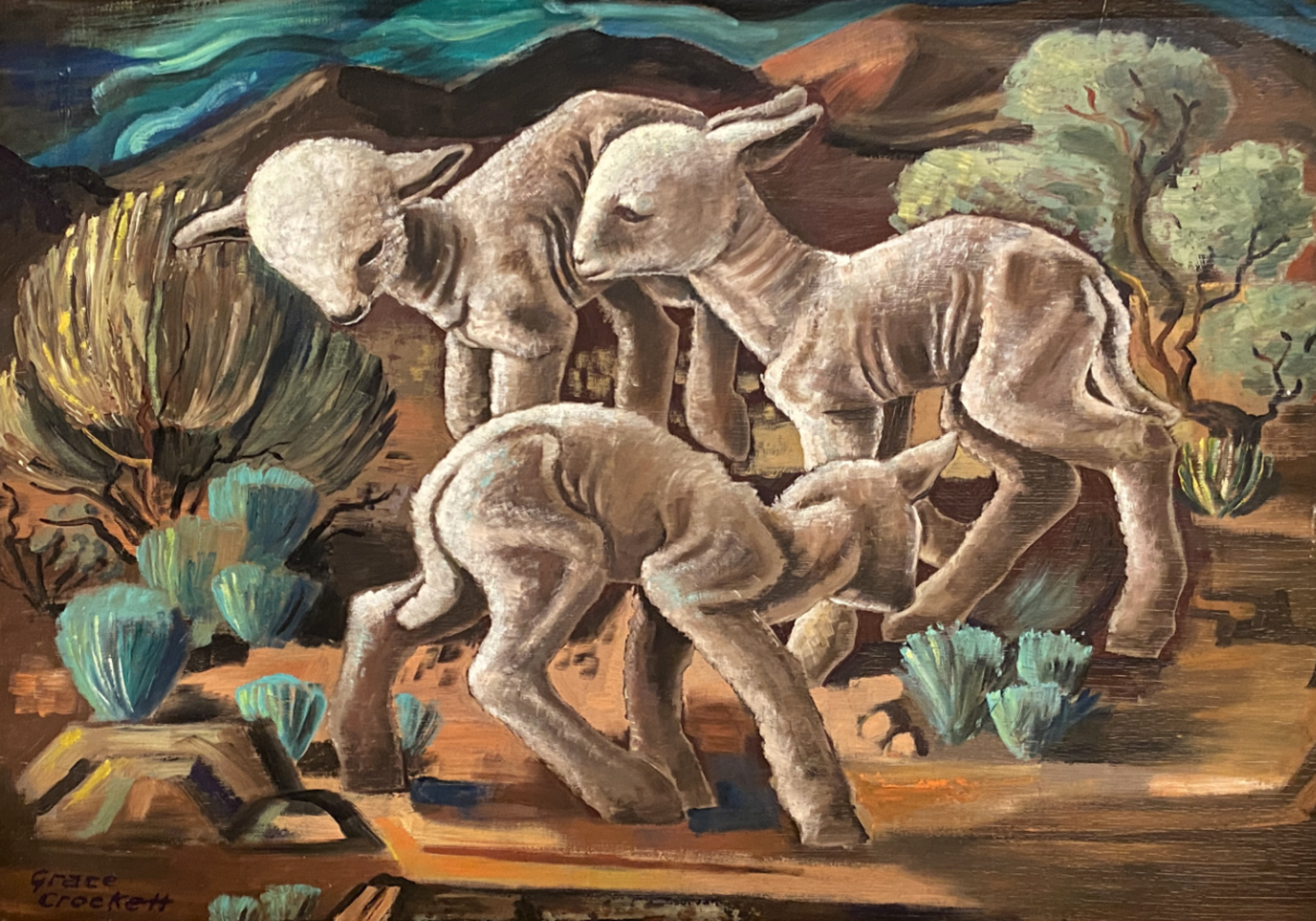 Lambs Astray by Grace A. Crockett