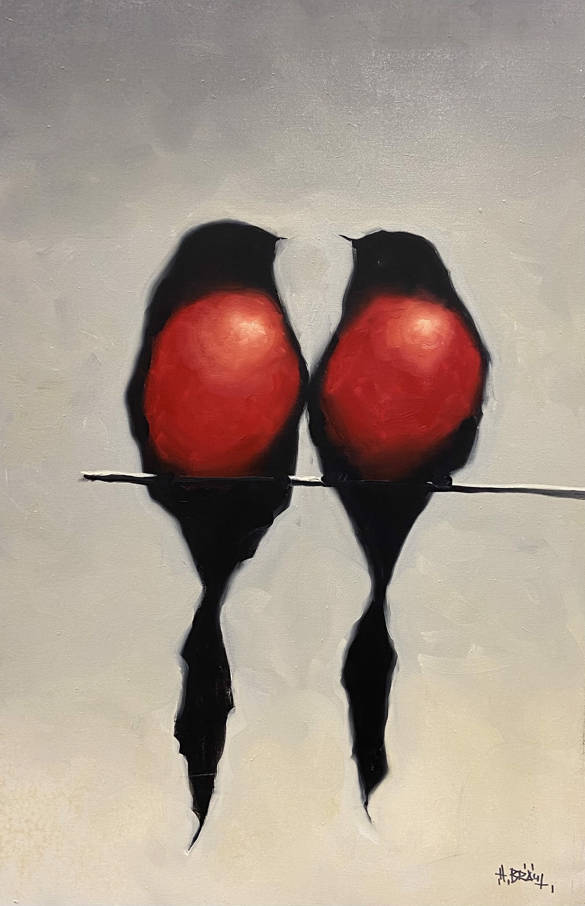 2 Red Birds by Harold Braul