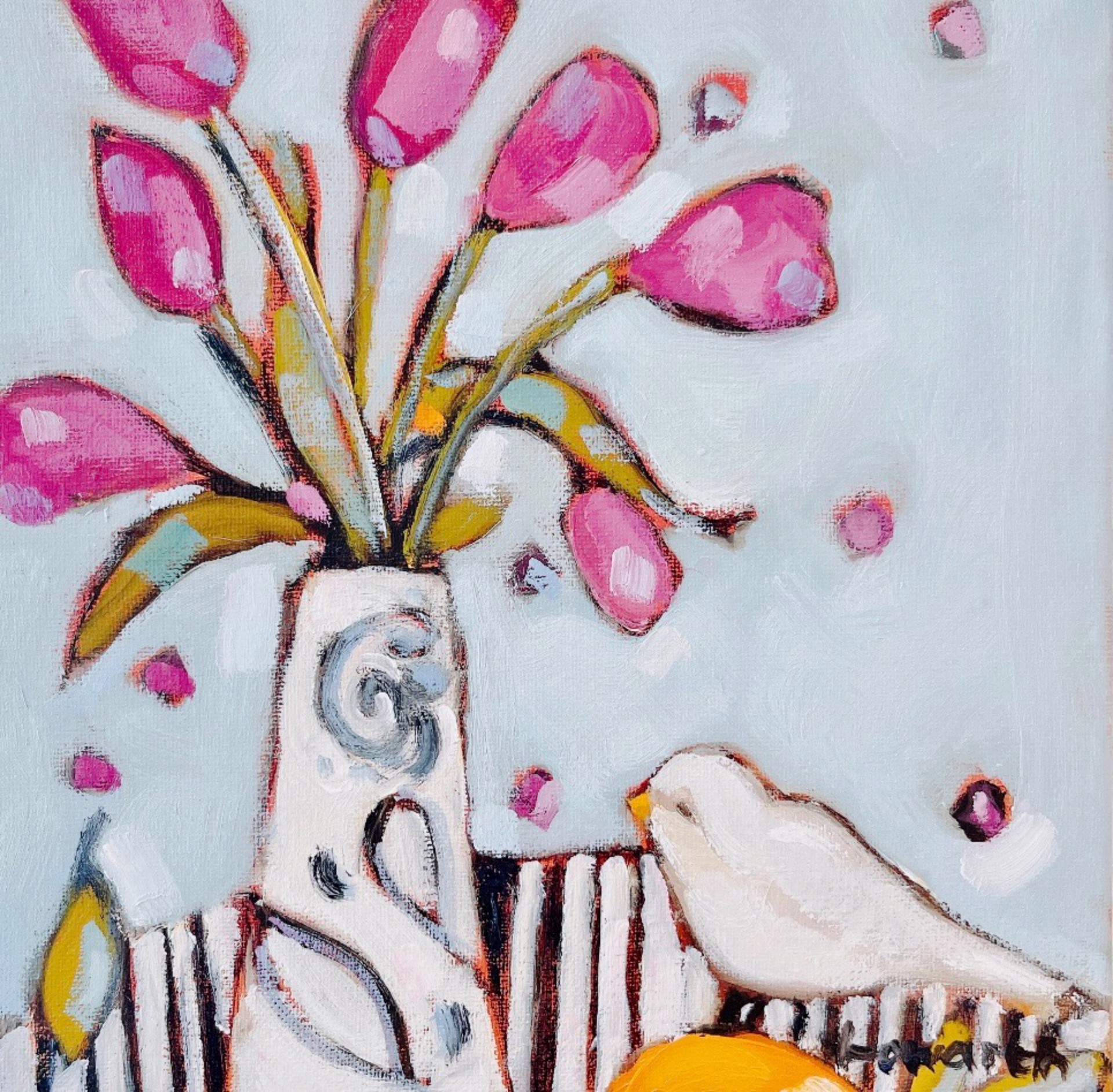 Marmalade and Tulips by Katrina Howarth