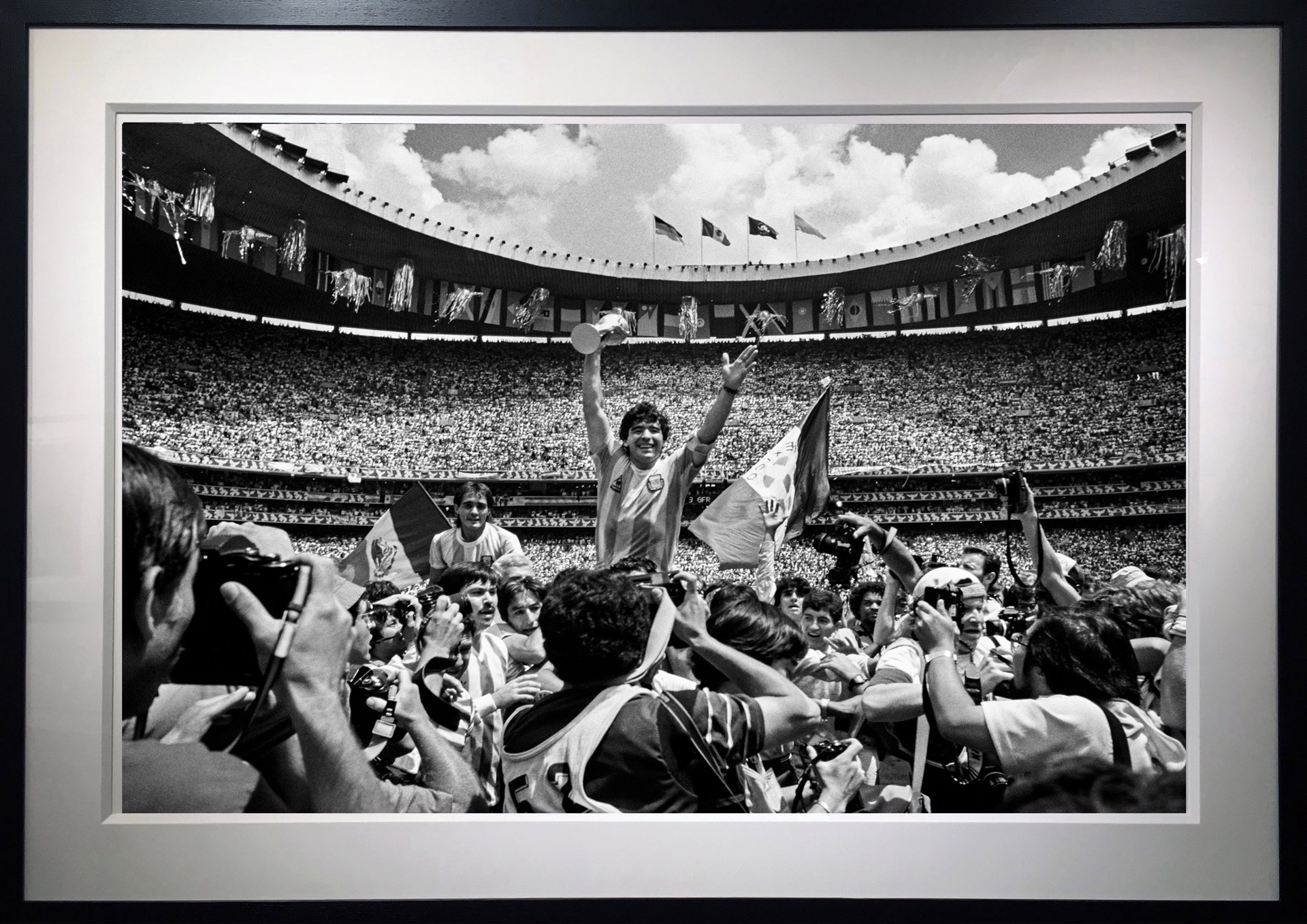 Maradona (Black & White) by David Yarrow