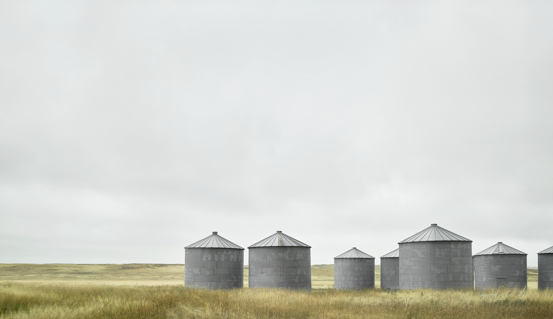 Grain Silos 2 by Jim Westphalen