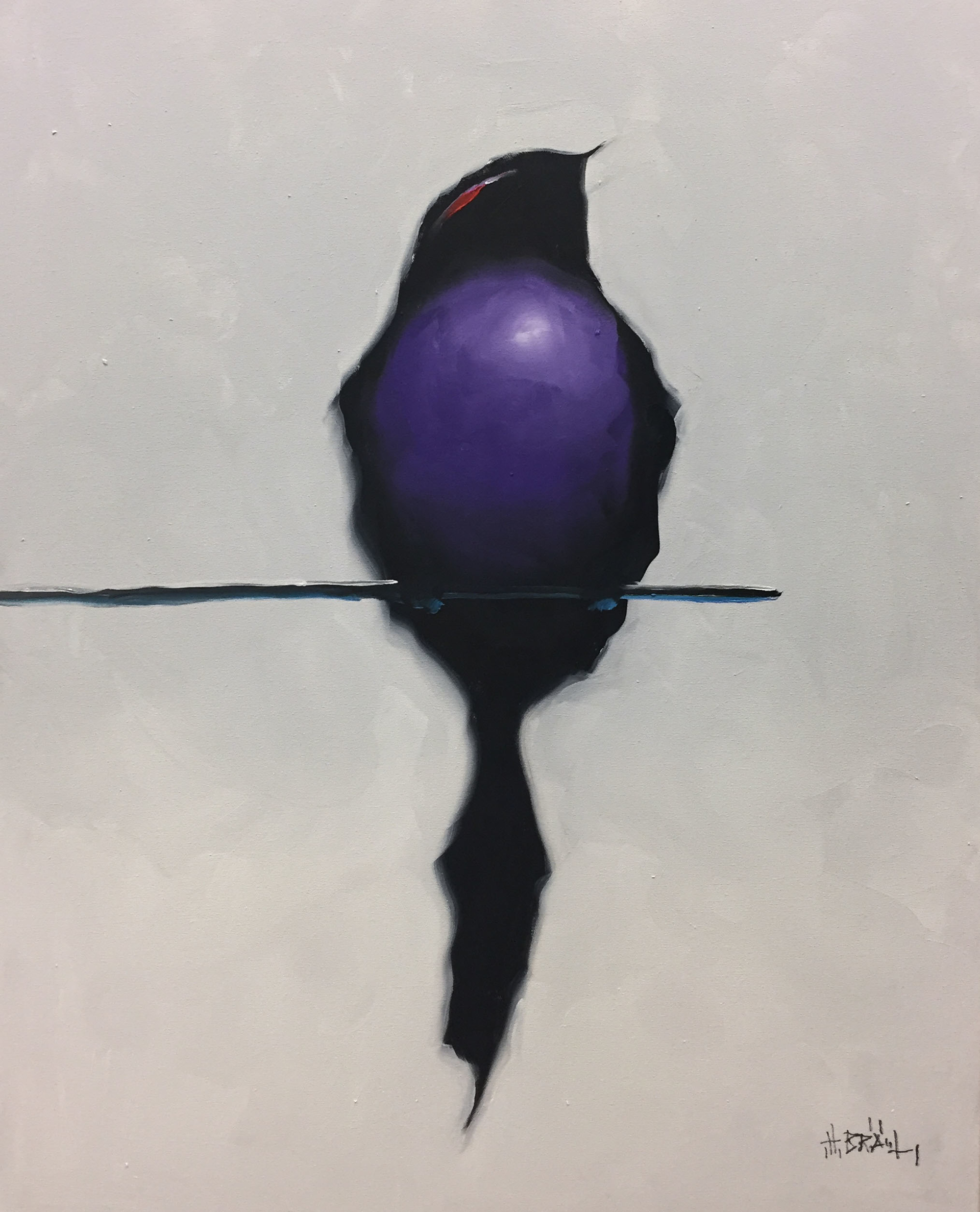 Purple Bird by Harold Braul