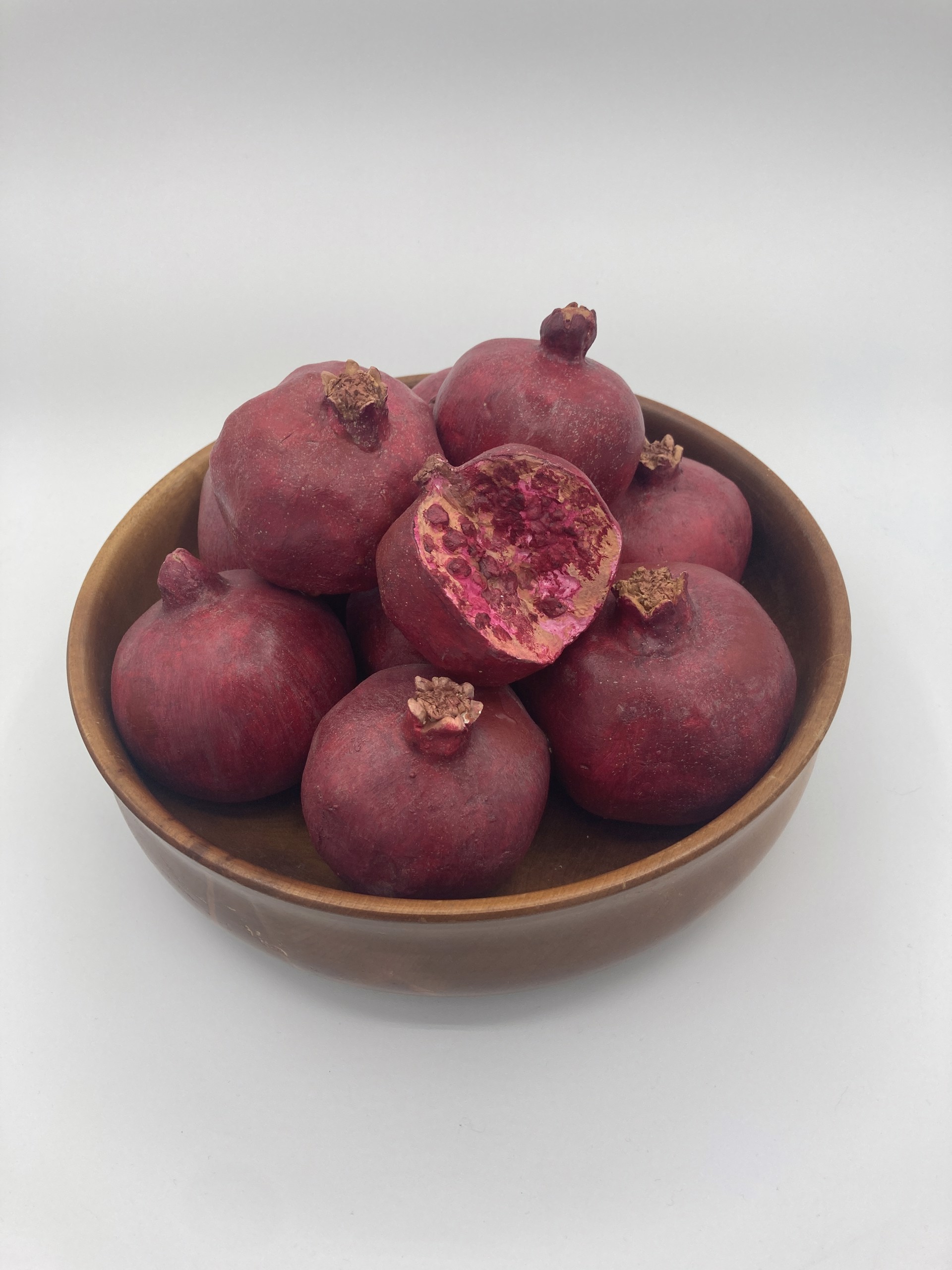 Pomegranate Bowl by Henri Gadbois Ceramics
