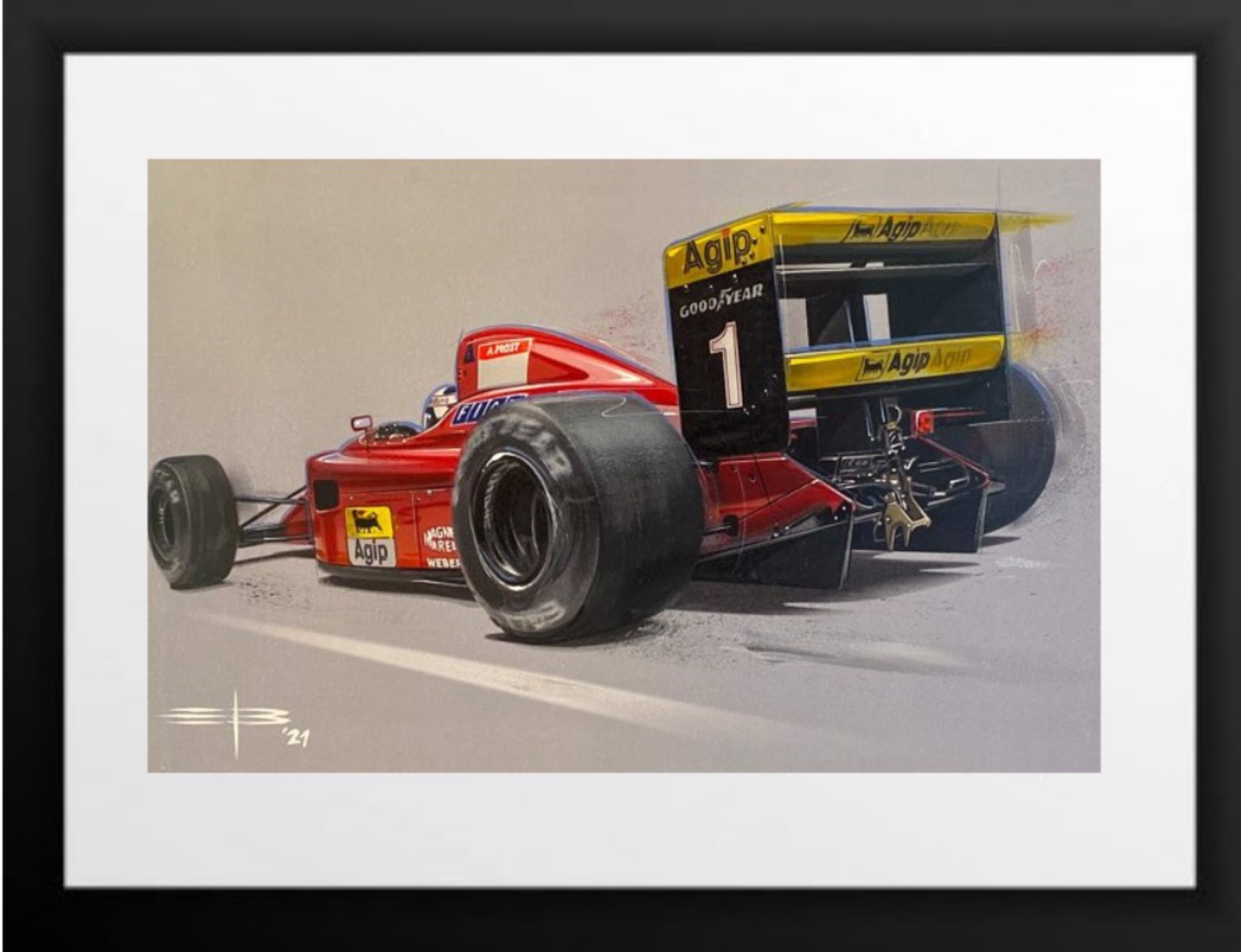 "Formula 1 Ferrari" by Emile Bouret