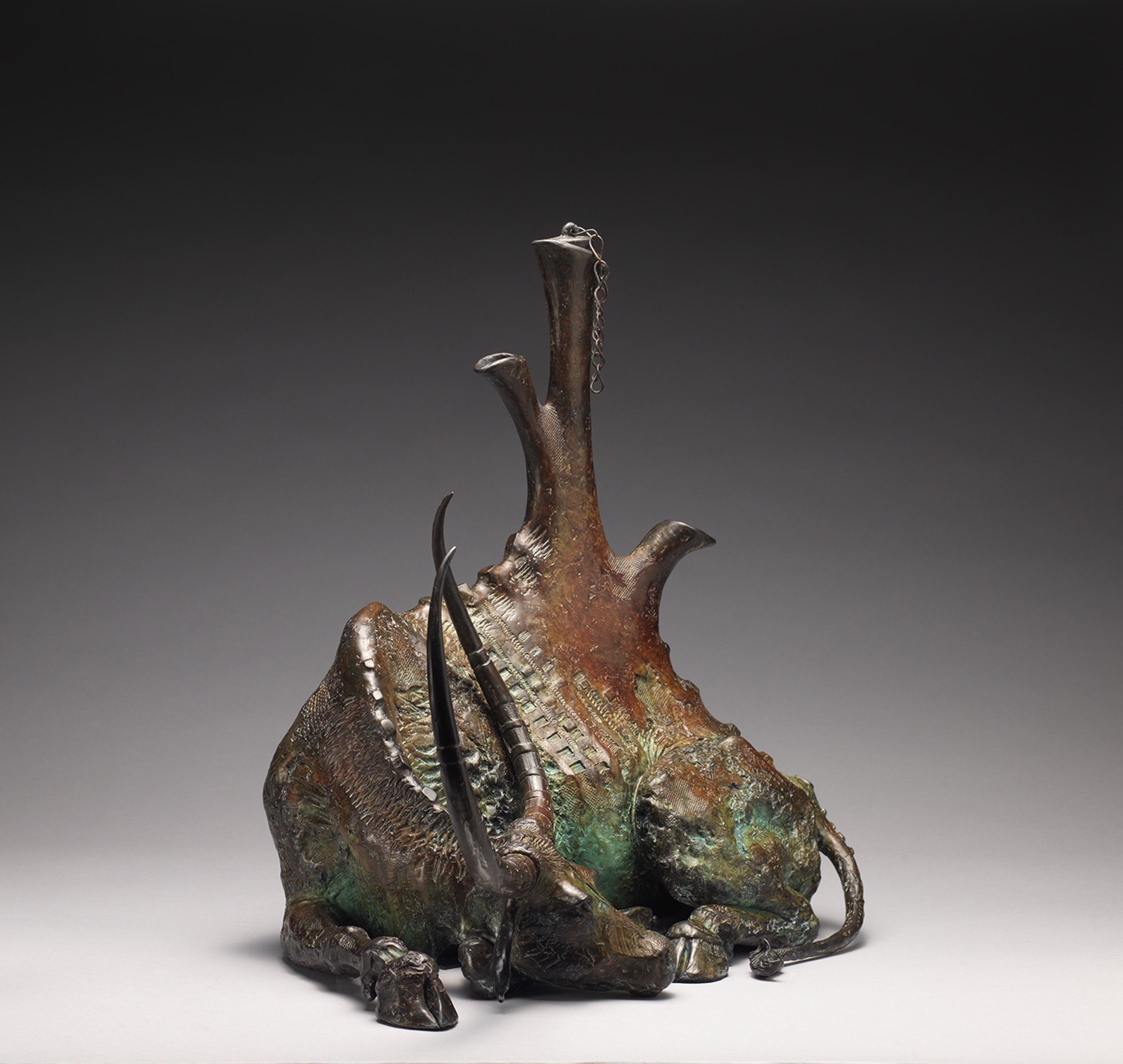 Cow Vessel by David Crawford Bronze Coast Gallery