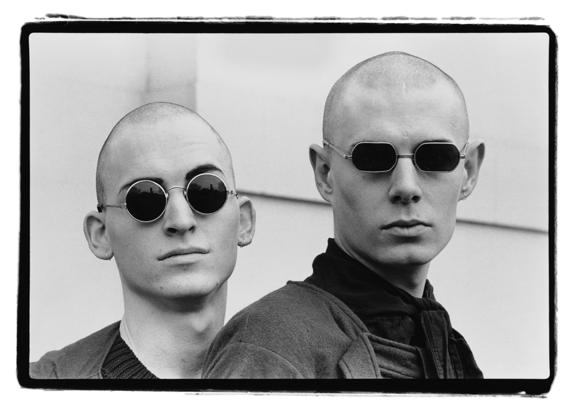 Two Guys with Sunglasses by Amy Arbus