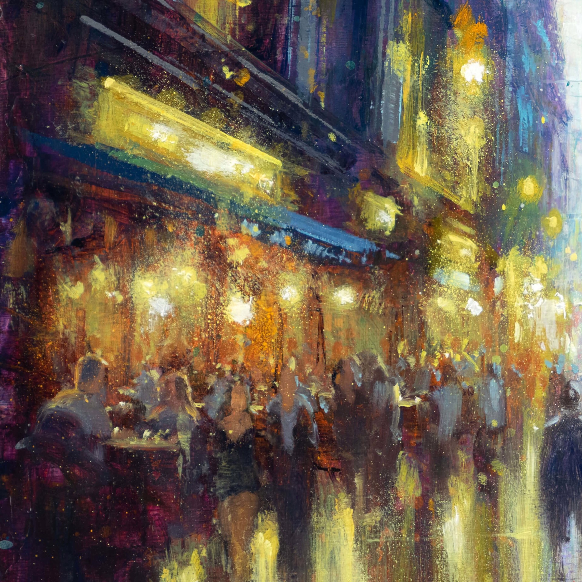 Montpellier Street Night by Christopher Clark