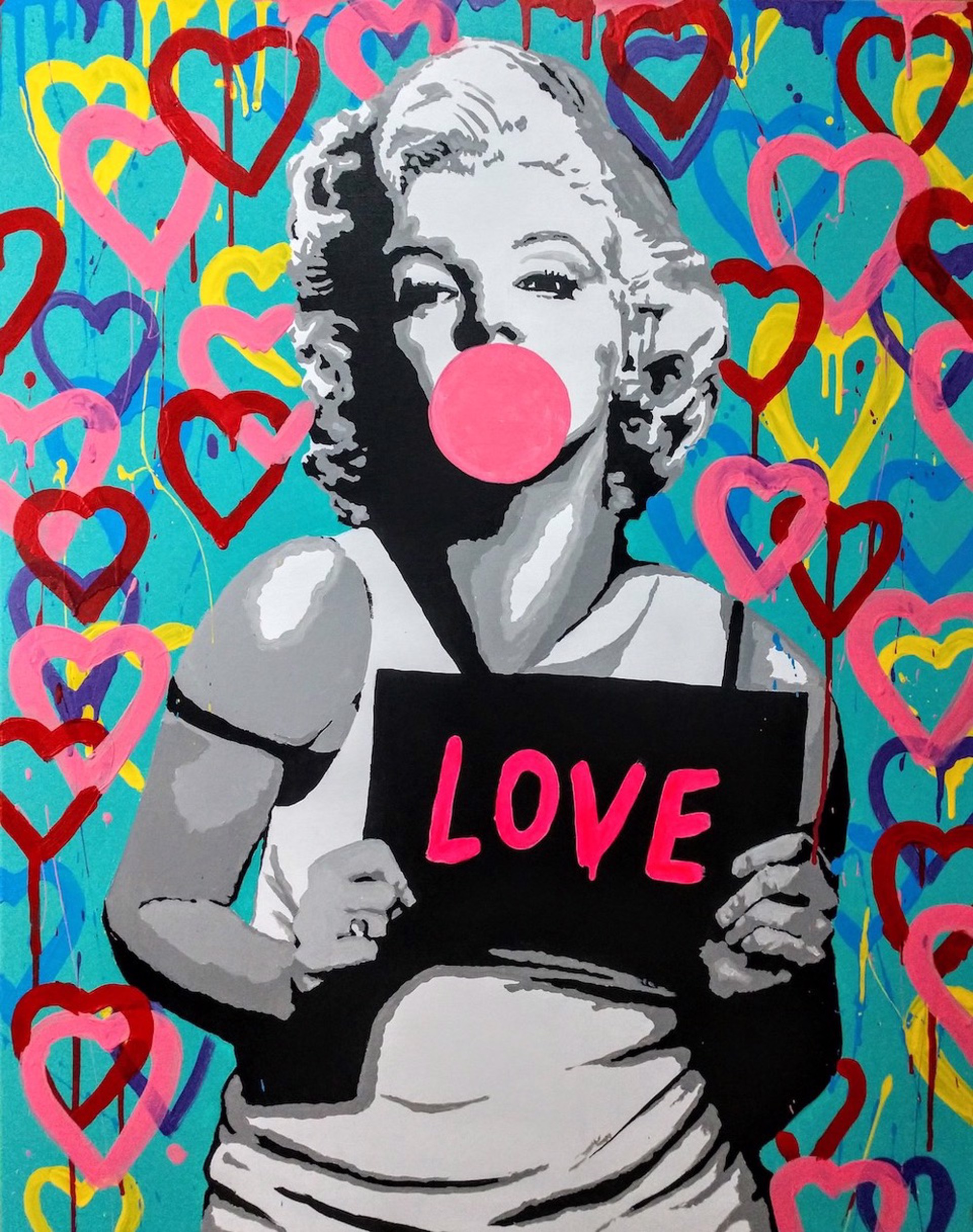 Pink Love: Marilyn Monroe by Jack Andriano