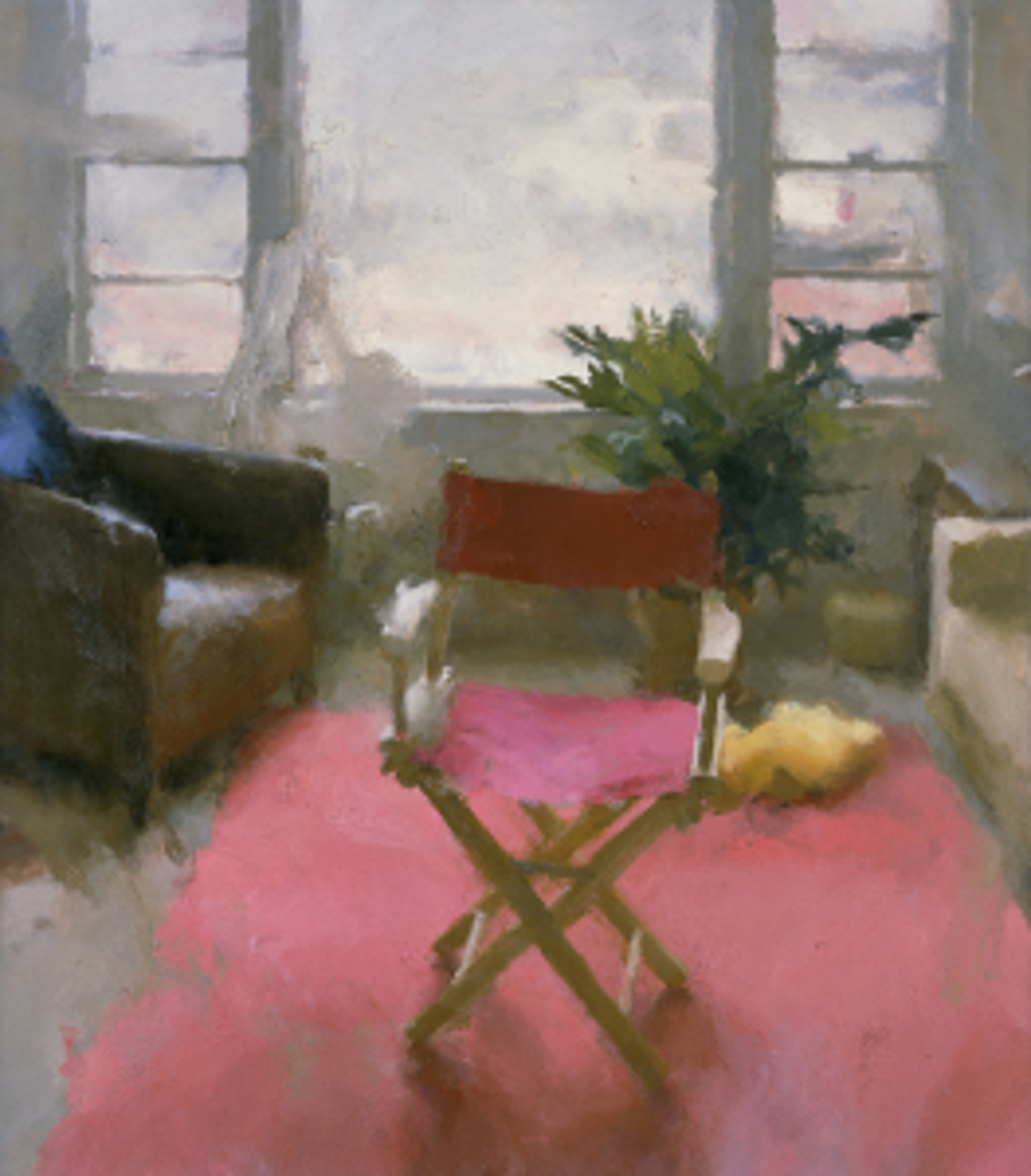 Interior with Red Carpet II by Jordan Wolfson