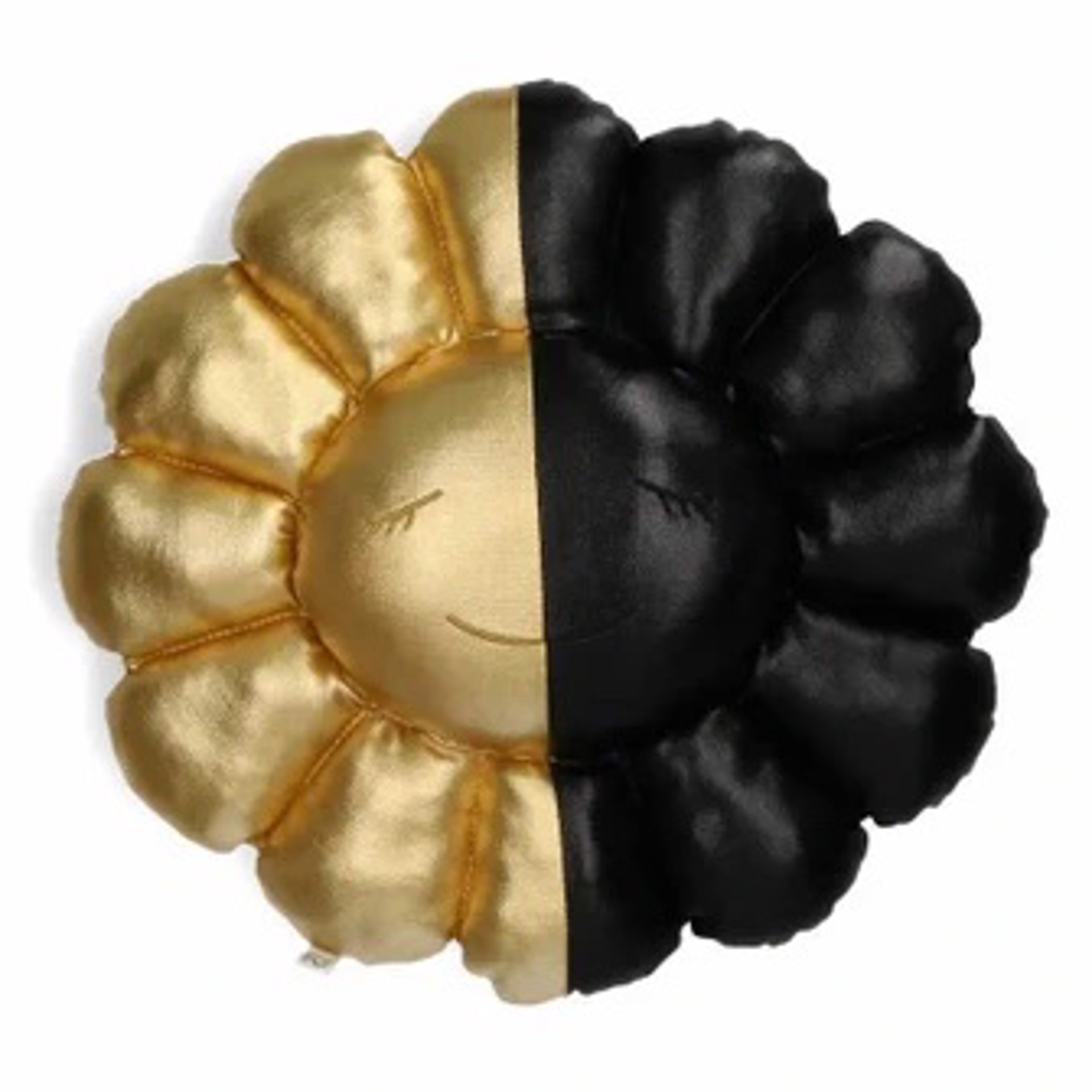 Takashi Murakami x HIKARU Collaboration Flower Plush Black/Gold (Small) by Takashi Murakami