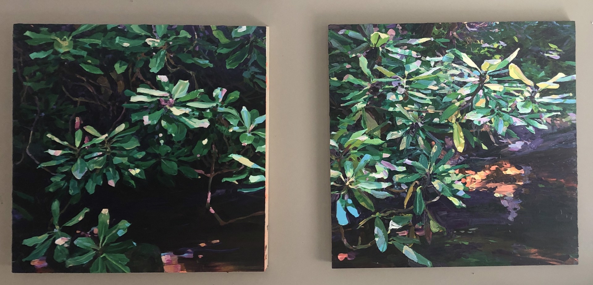 True Love - commissioned diptych by Annalisa Fink