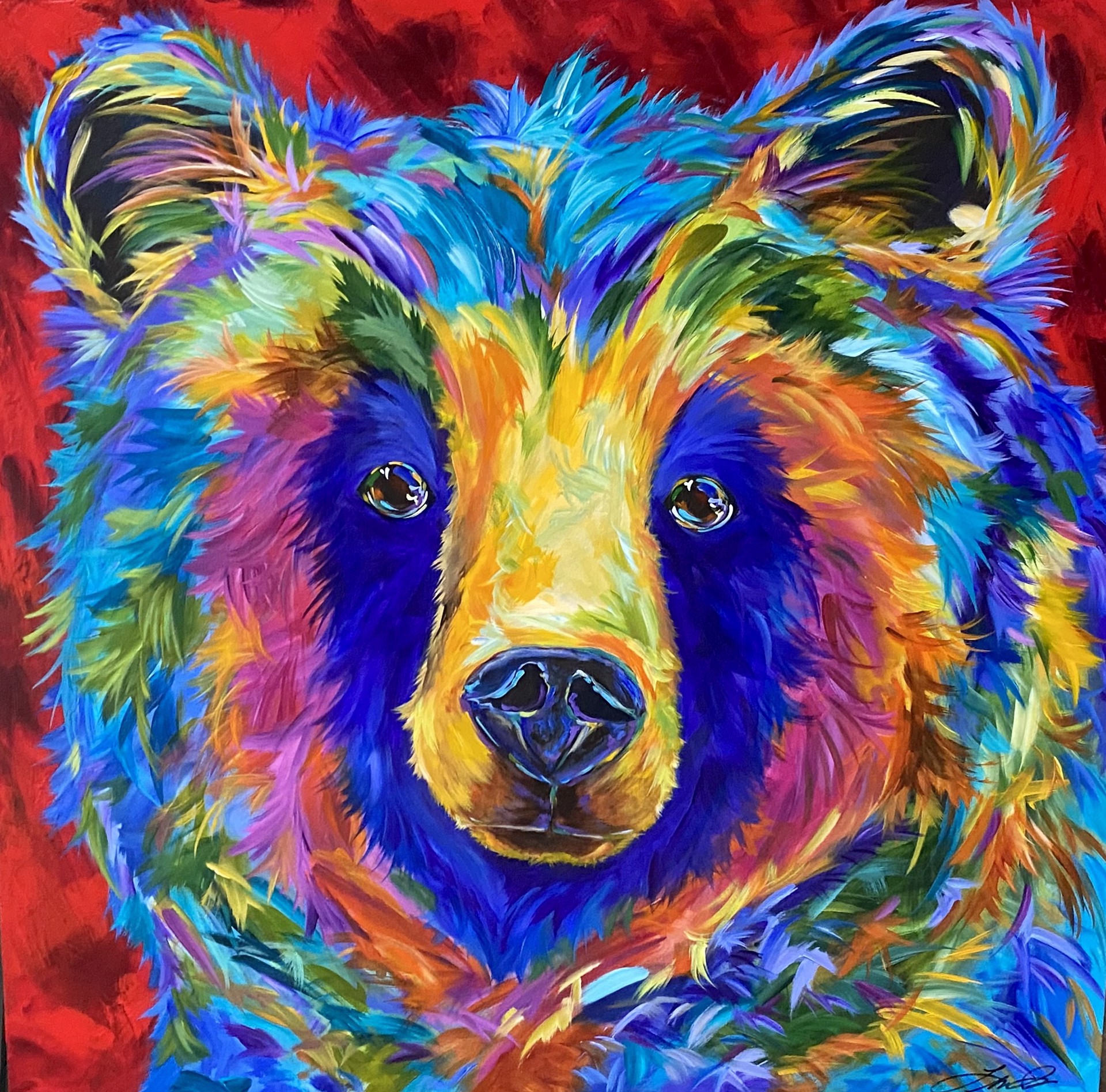 Luminous Bear (SOLD) by LINDA ISRAEL
