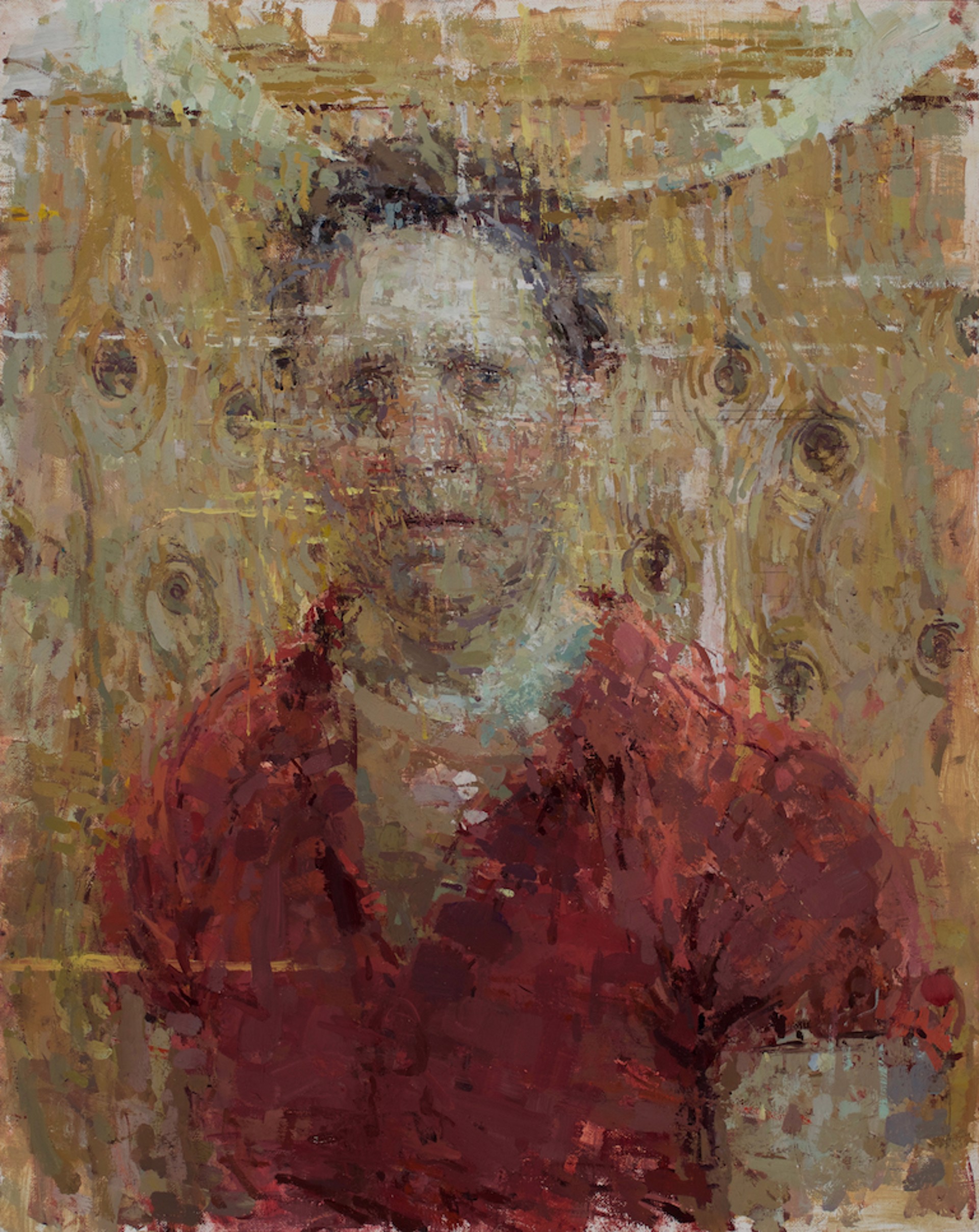 Self Portrait with Knots by Ann Gale