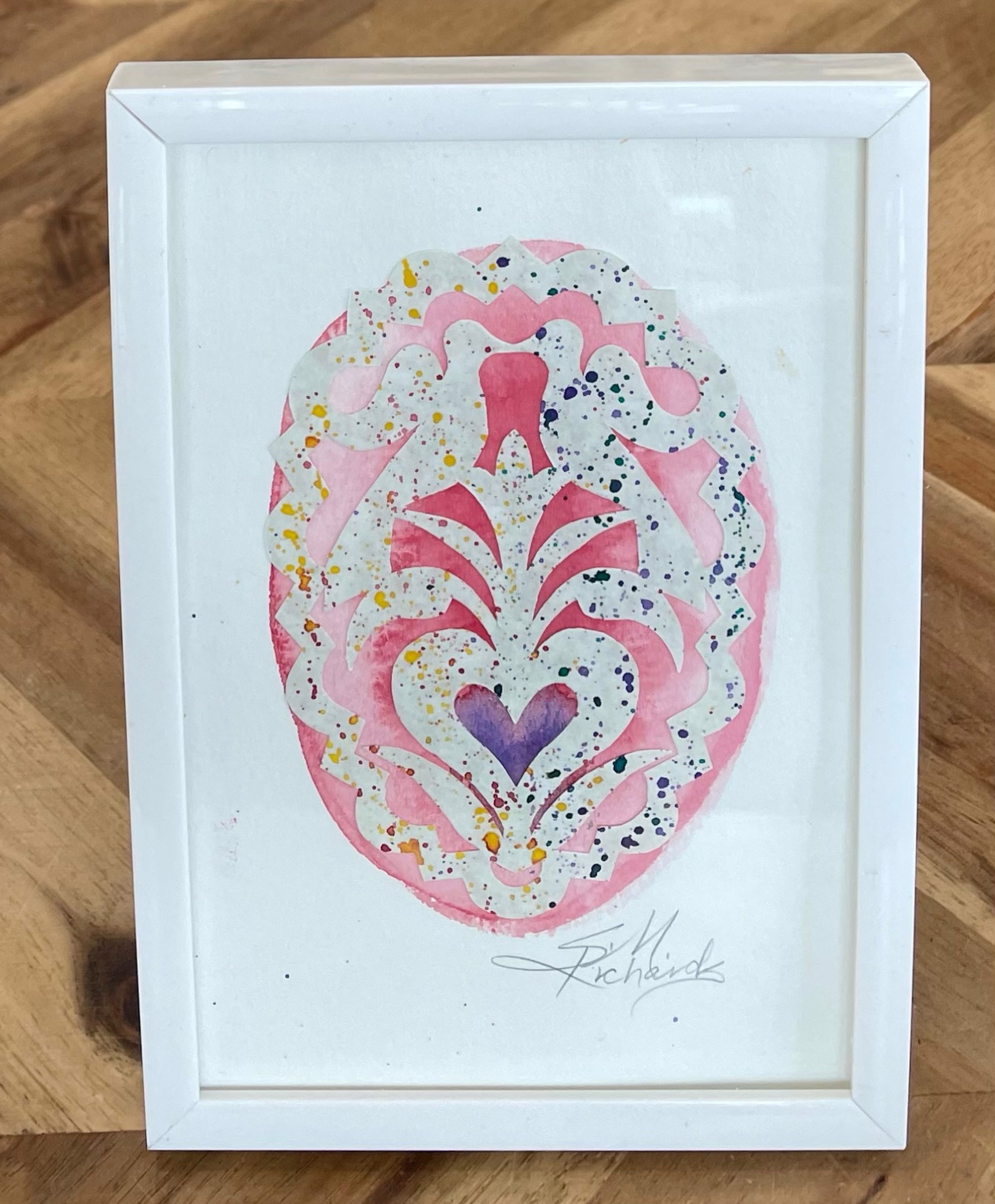 Love Birds PInk by Shawn Richards
