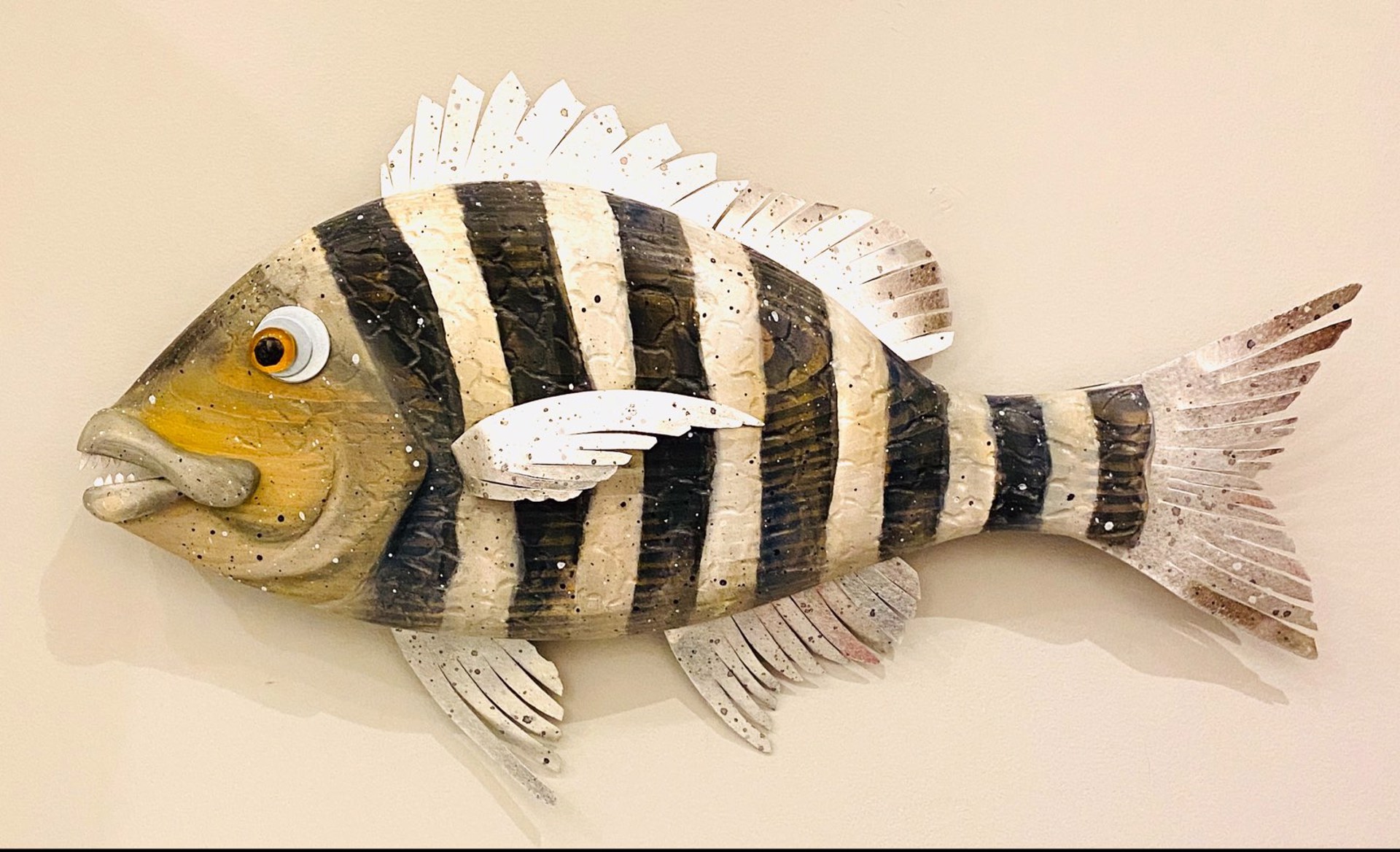 “Grazer" Sheepshead Fish by Jo Watson