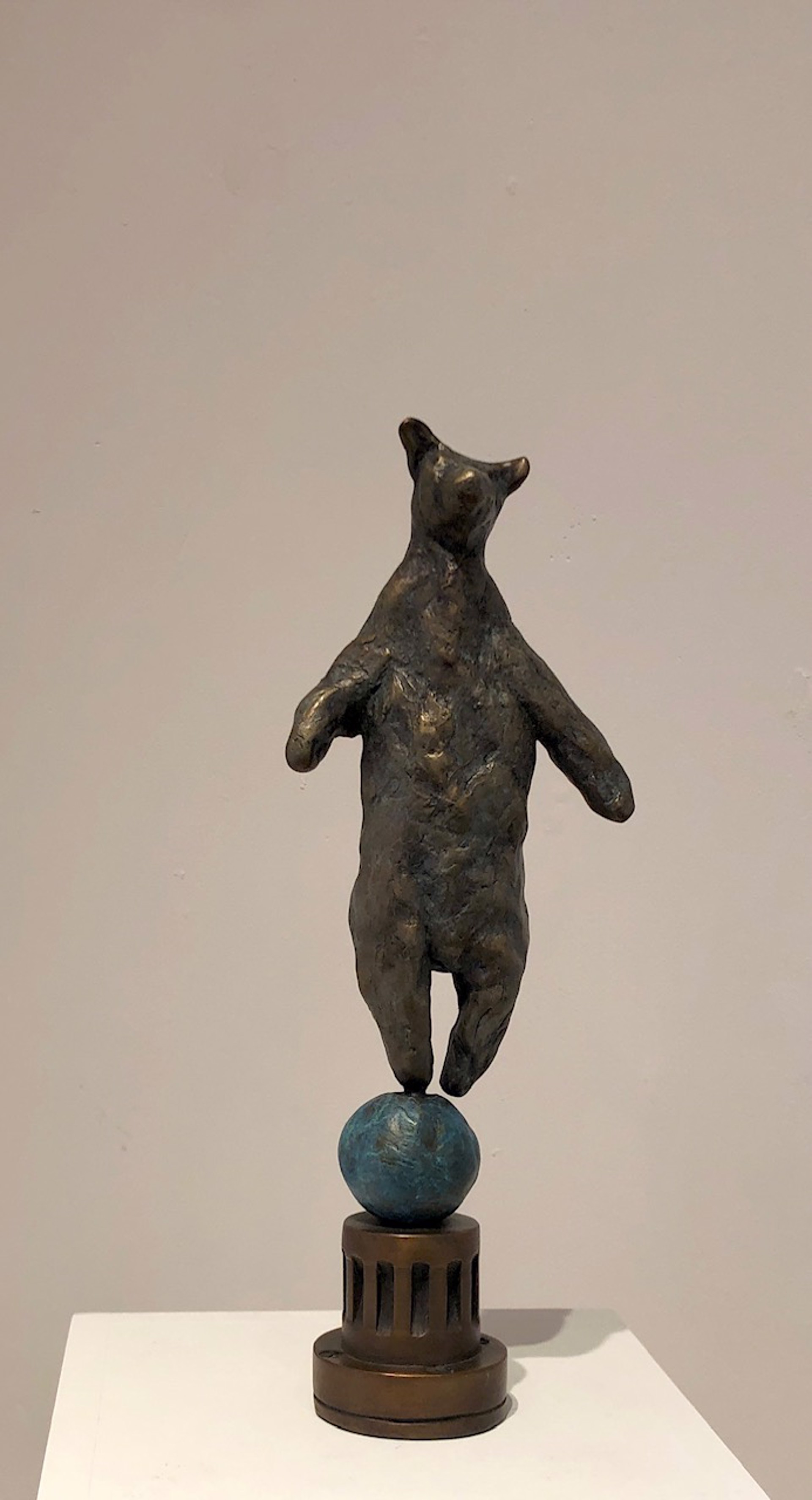 Bear on a Ball by Copper Tritscheller