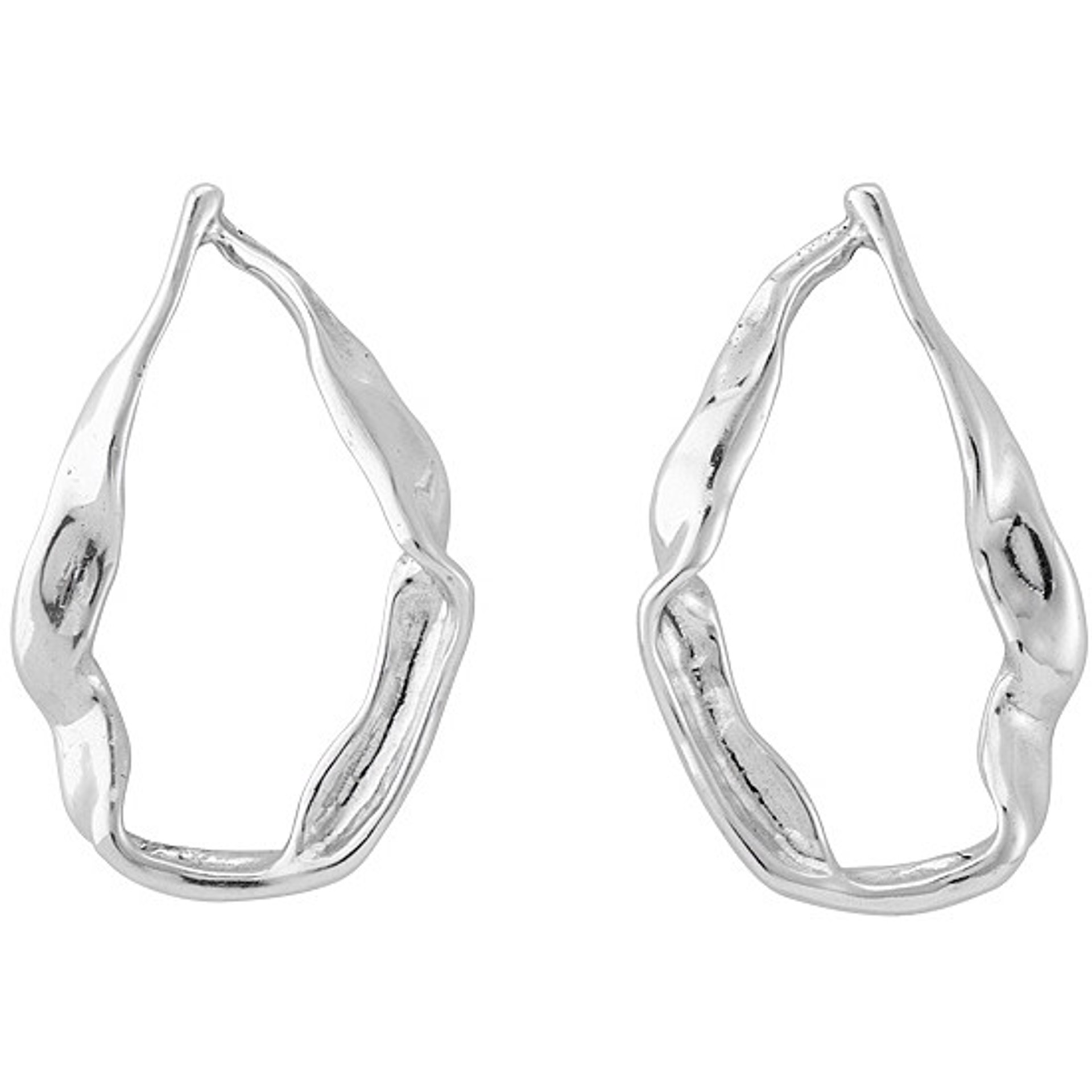 9460 Silver High Tide Earrings by UNO DE 50
