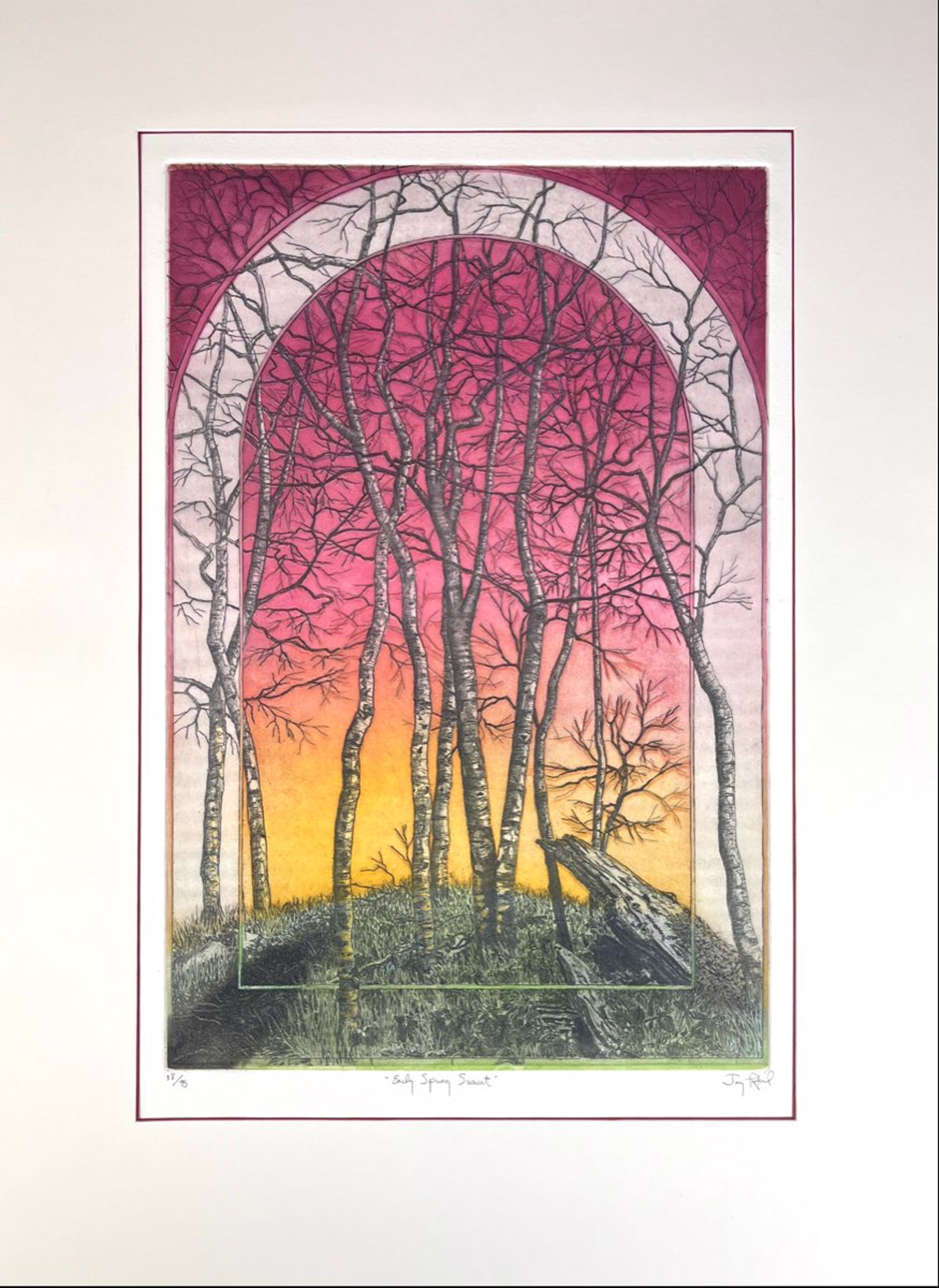 Early Spring Sunset (38/95) by Jay Pfeil