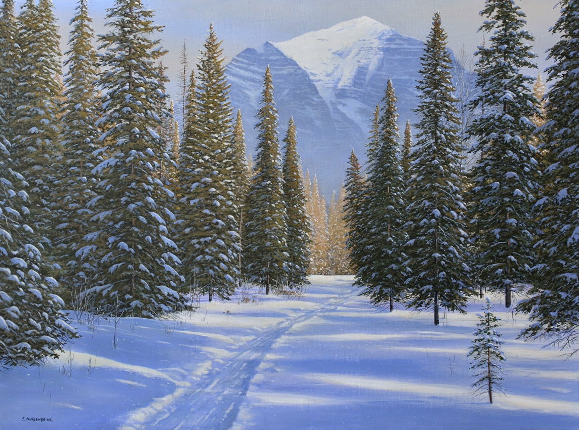 A Walk Through the Snow by Jake Vandenbrink