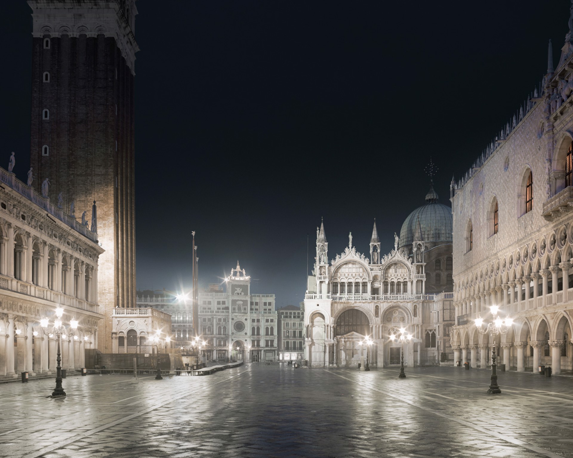 San Giorgio Maggiore with Gondola Station by David Burdeny