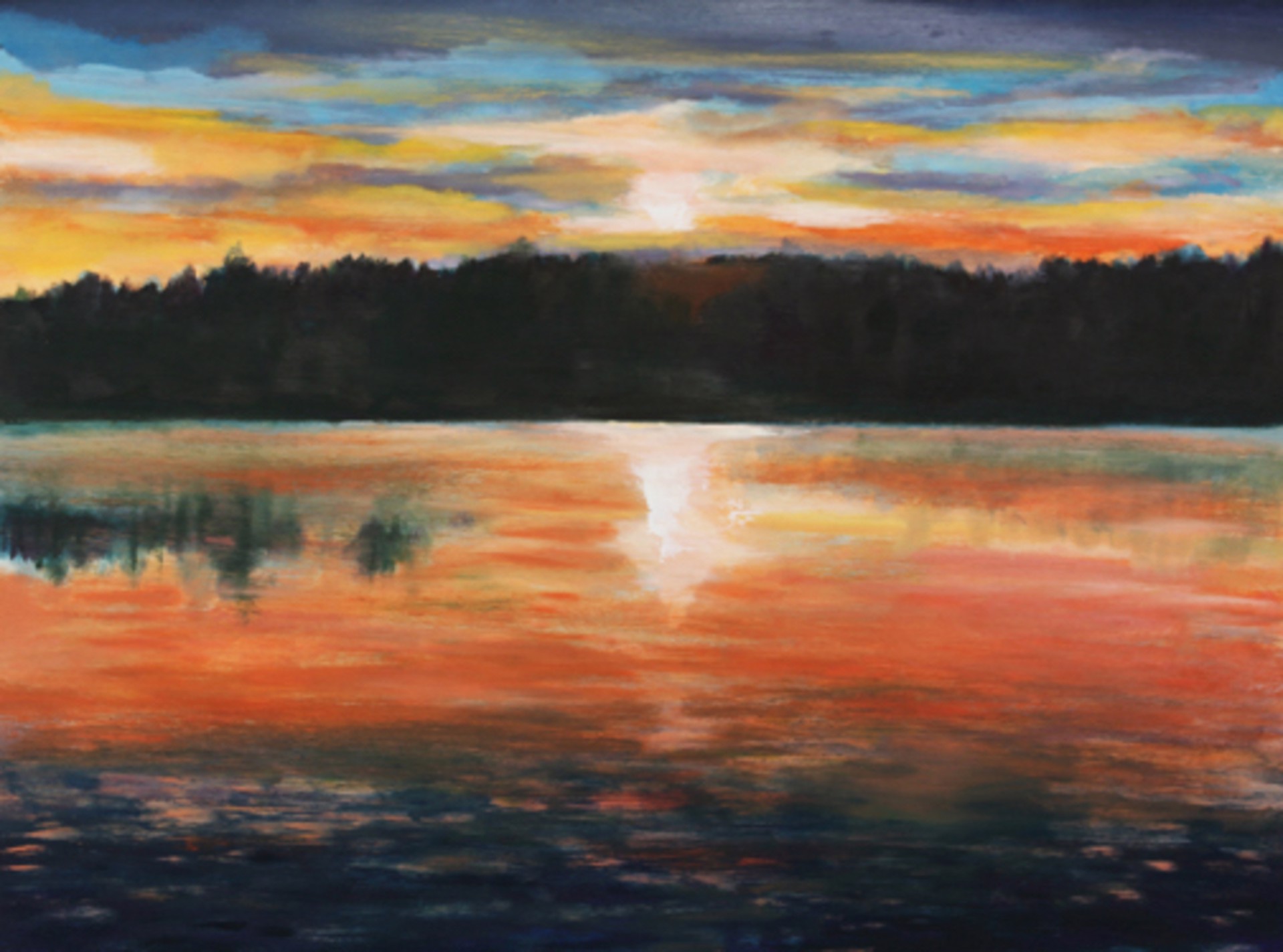 Sunset at the Lake by Paul Chester