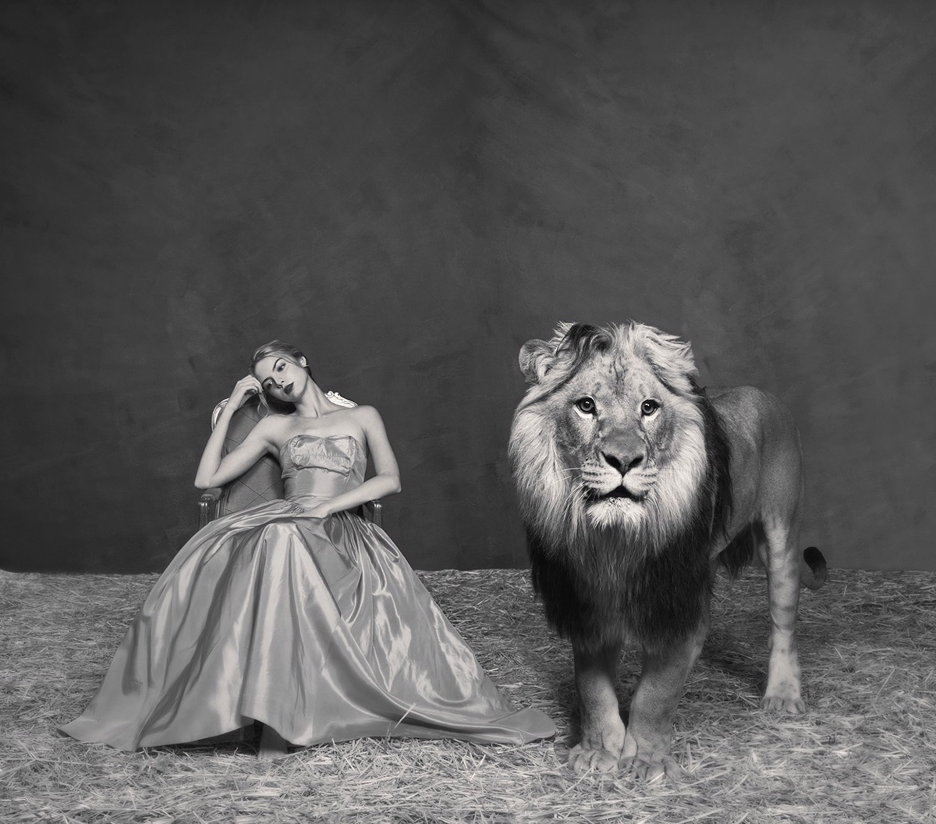 The Lady and The Lion by Tyler Shields