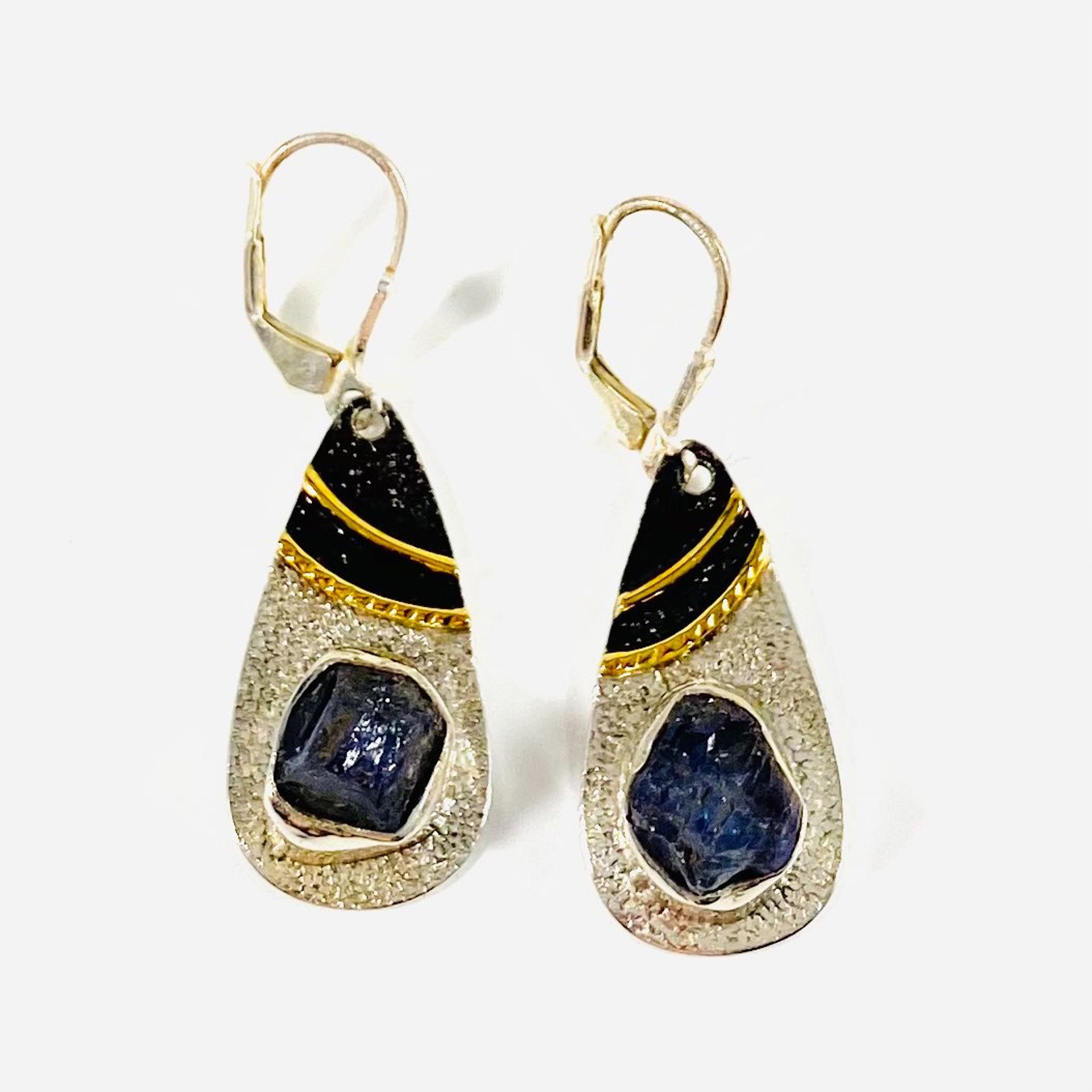 MON SE 3081 Tanzanite Earrings, french wire clasp by Monica Mehta