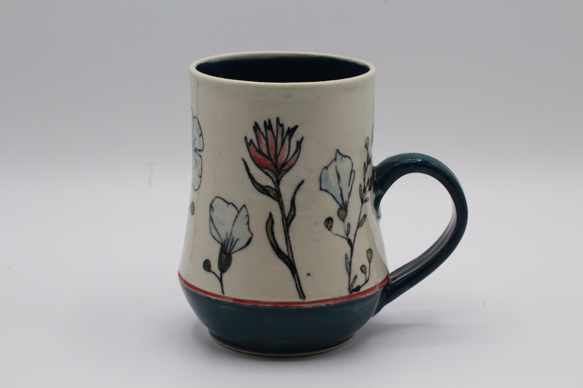 Flax/Paintbrush Mug by Katie Redfield