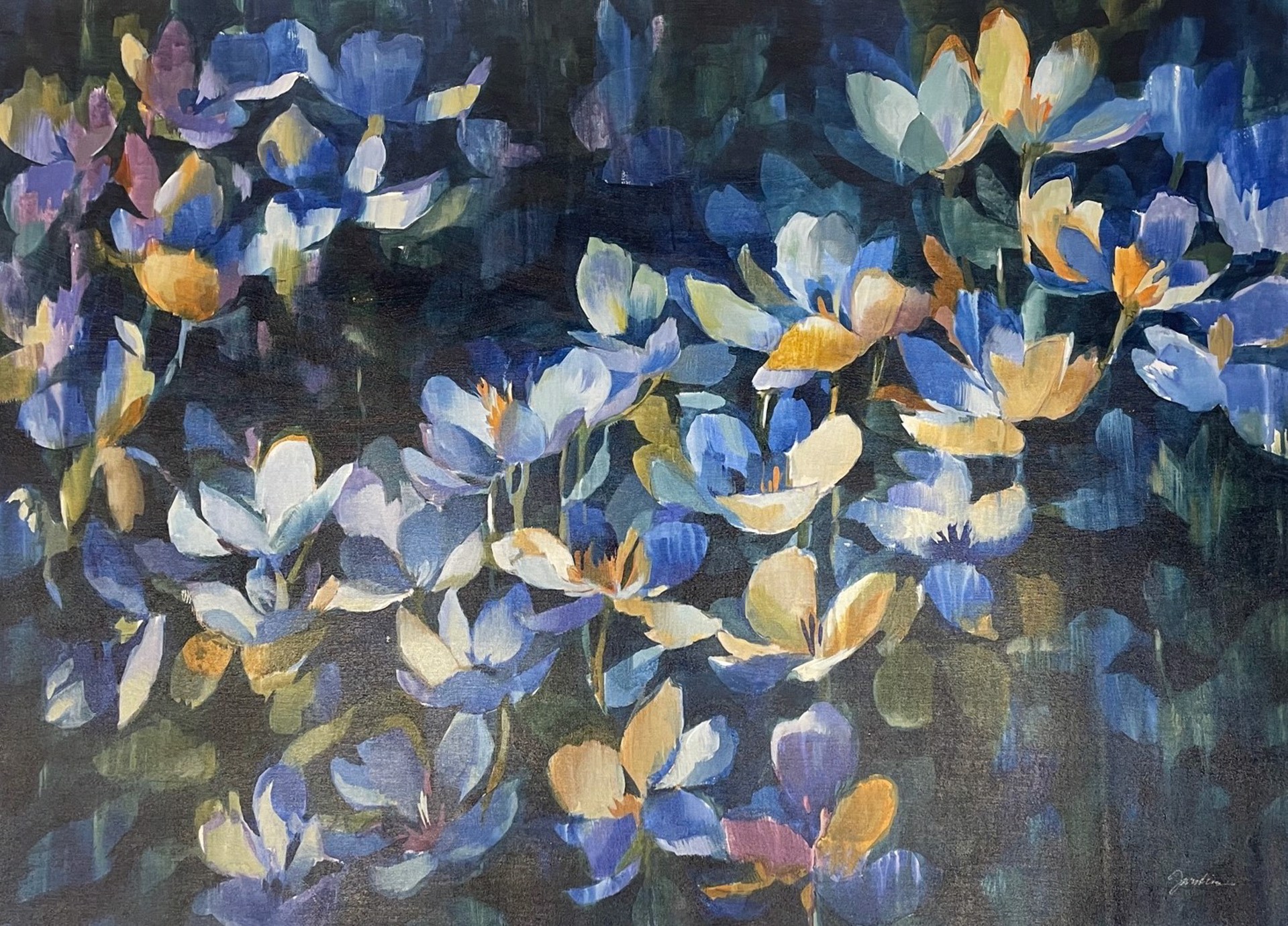 Blue Buttercups by Liz Jardine
