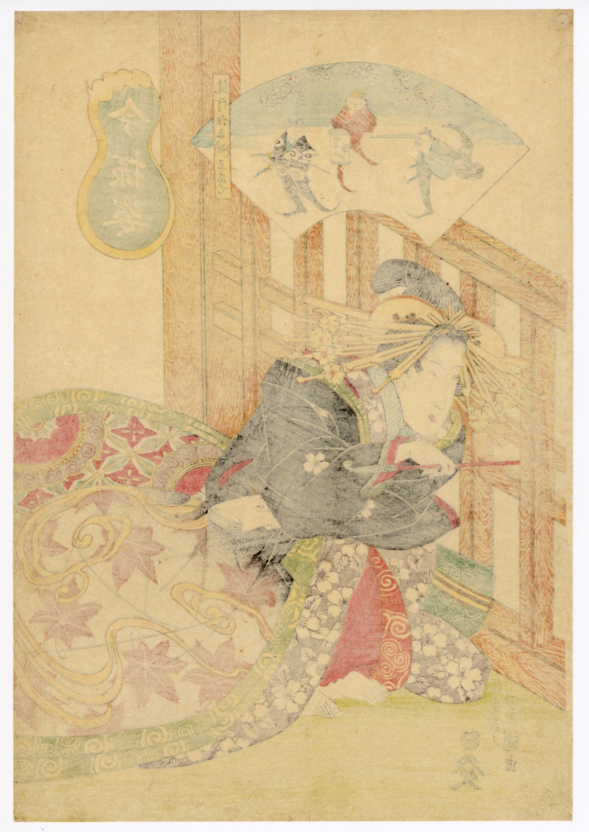 Sayaate by Toyokuni II (Toyoshige)