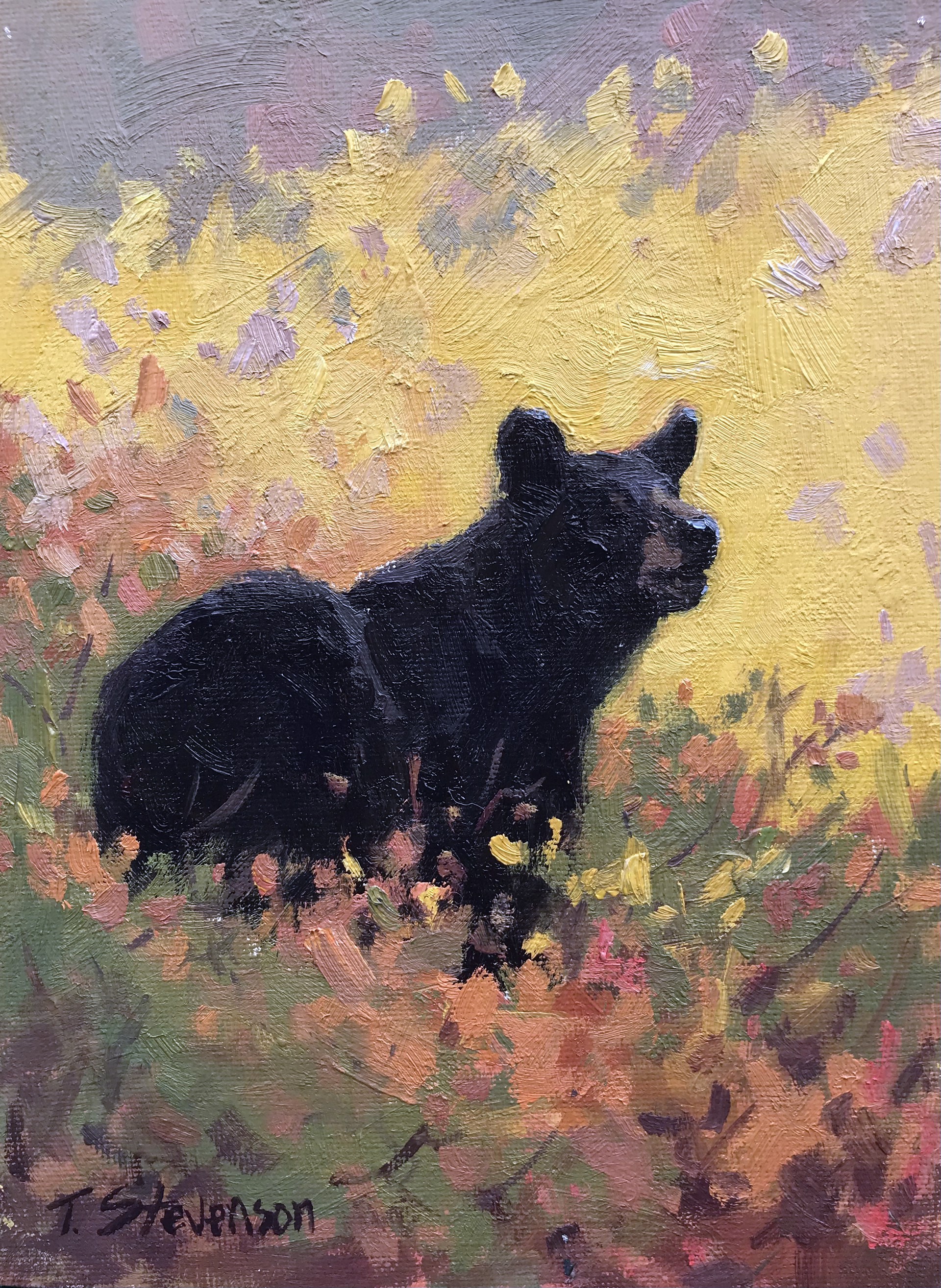 Bear and Berries #2 by Tiffany Stevenson