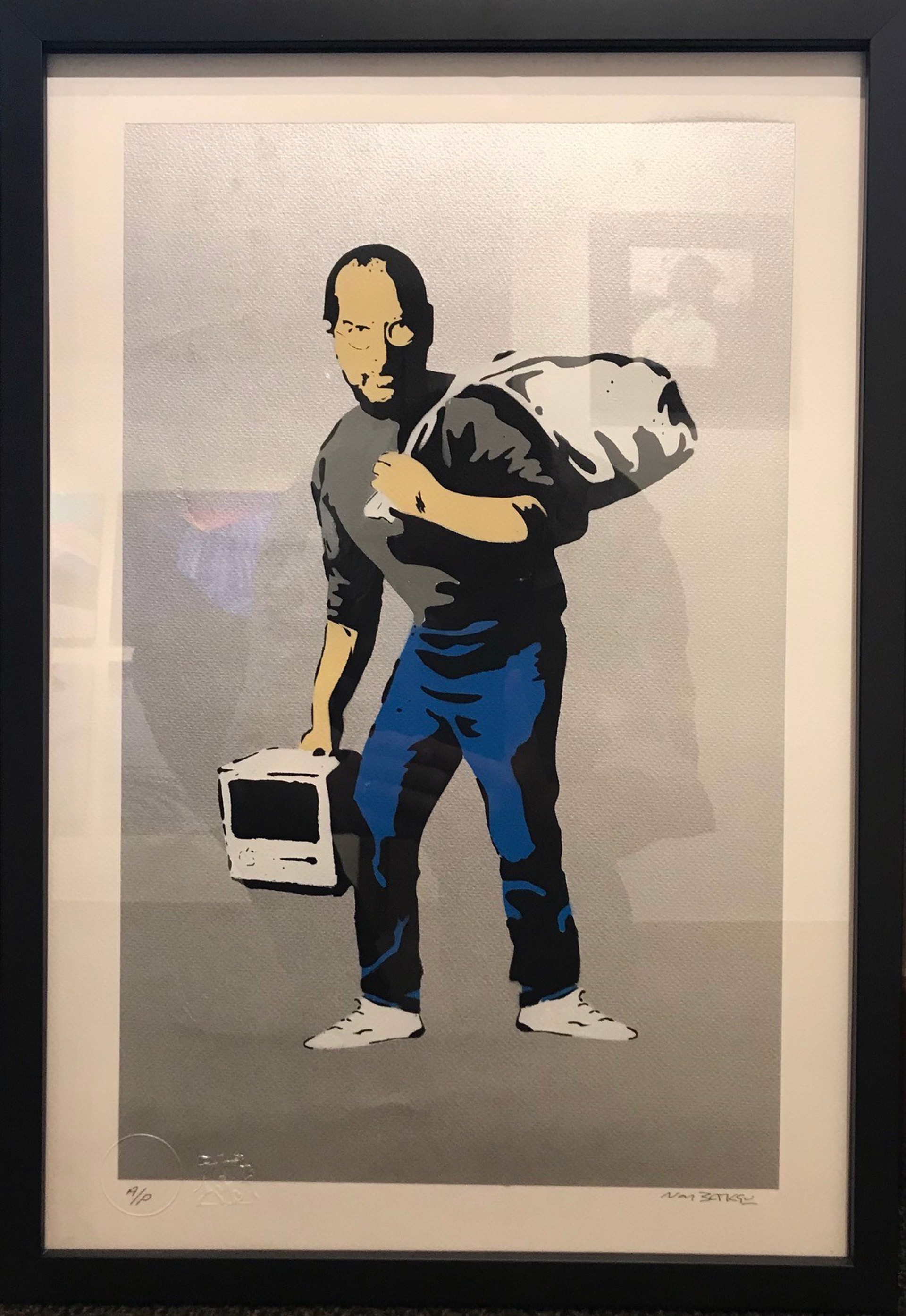 Son of a Migrant (Silver) AP by Not Banksy
