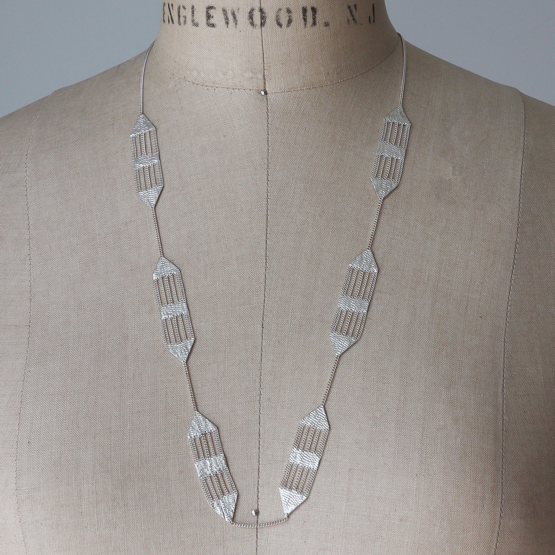 Shuttle Necklace by Hannah Keefe