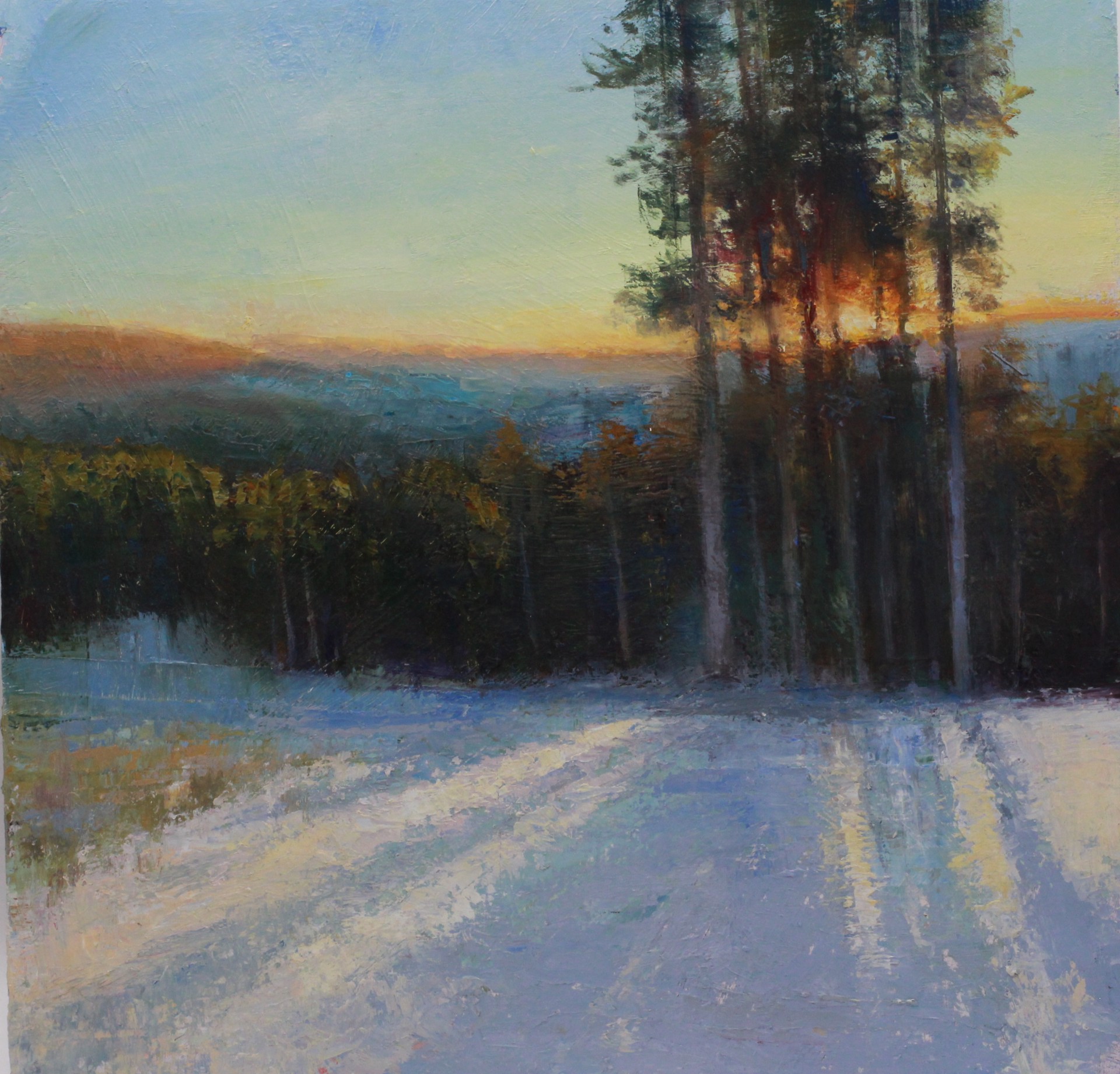 Butte Dawn Study by P.A. Jones