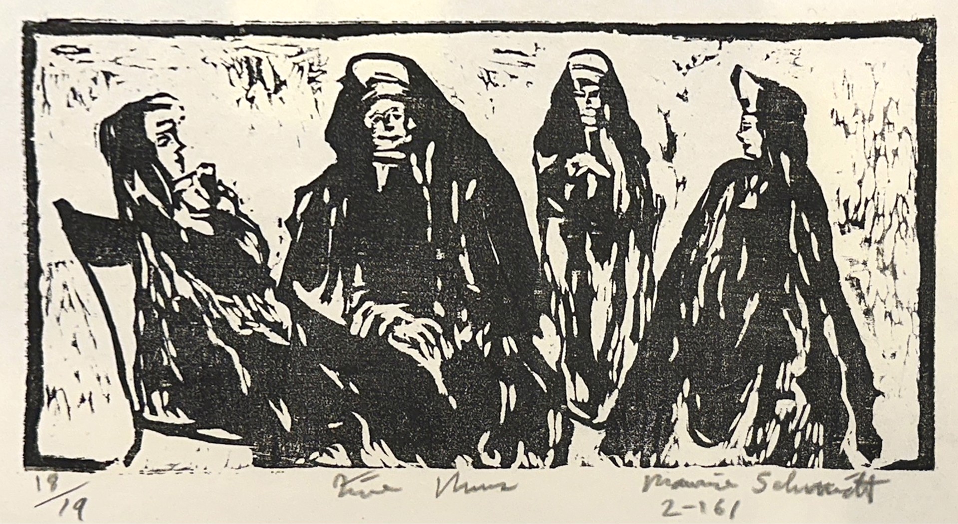 Five Nuns by Maurice Schmidt
