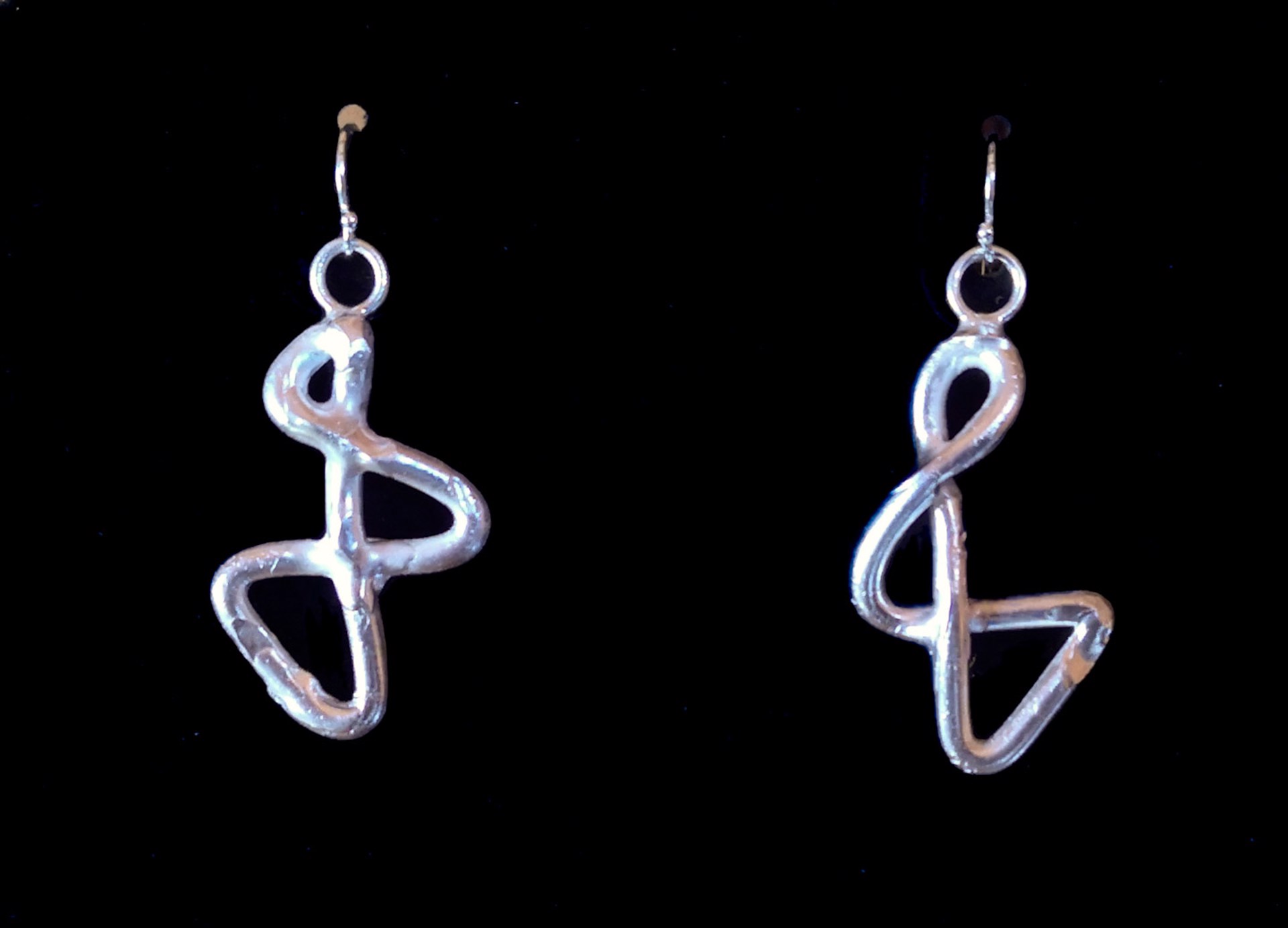 Tendrils Infinity Earrings by Elise Muller