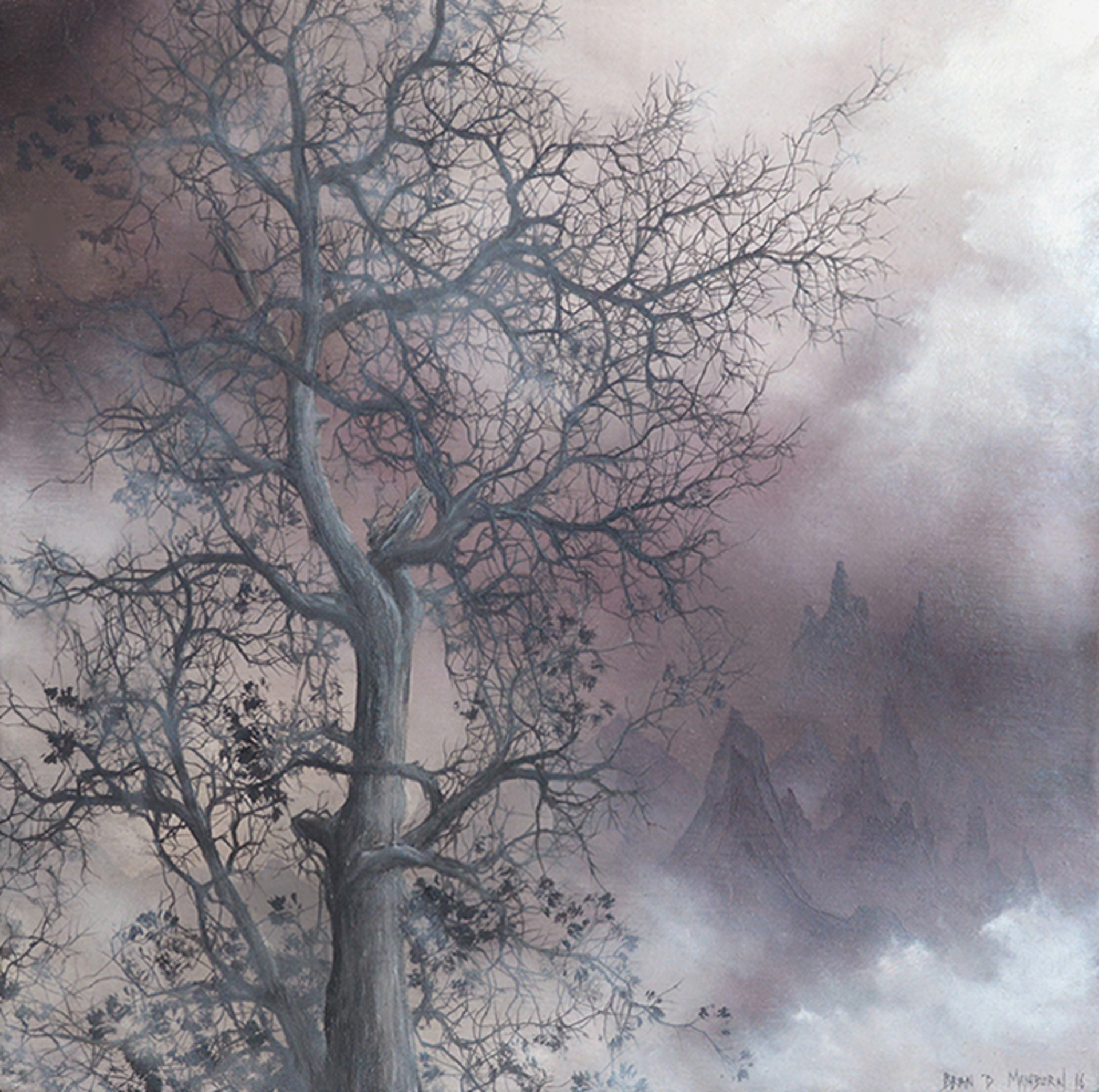 Mist Shrouded Tree by Brian Mashburn