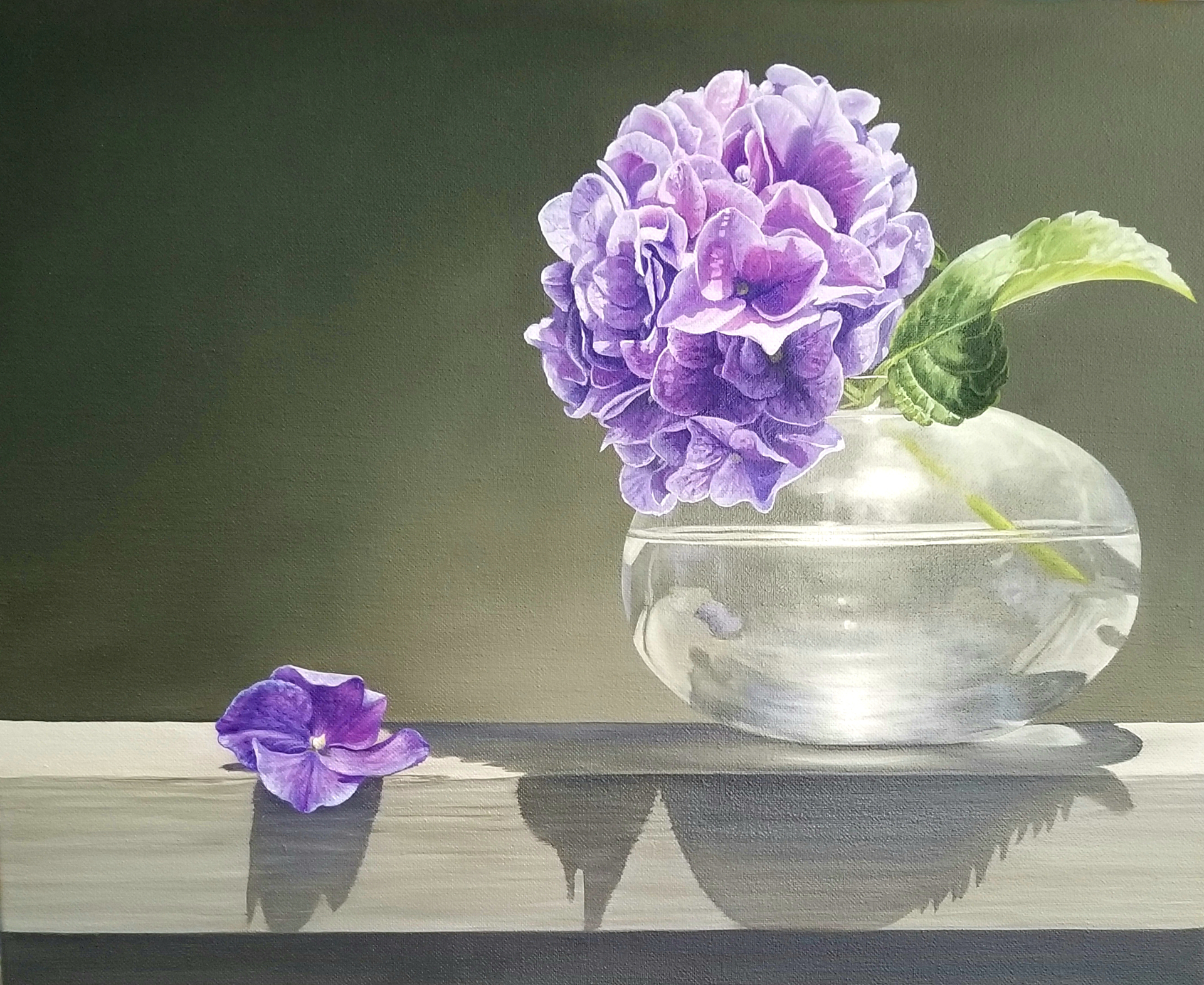 Hydrangea in Vase by Loren DiBenedetto, OPA