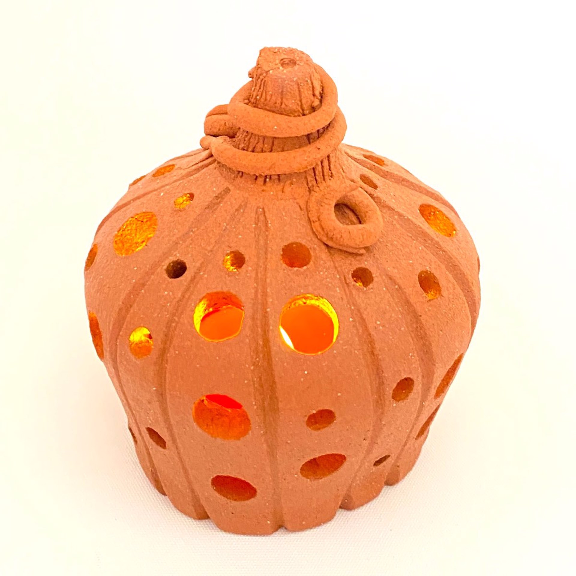 Pumpkin Tea Light 5 by Sue Morse