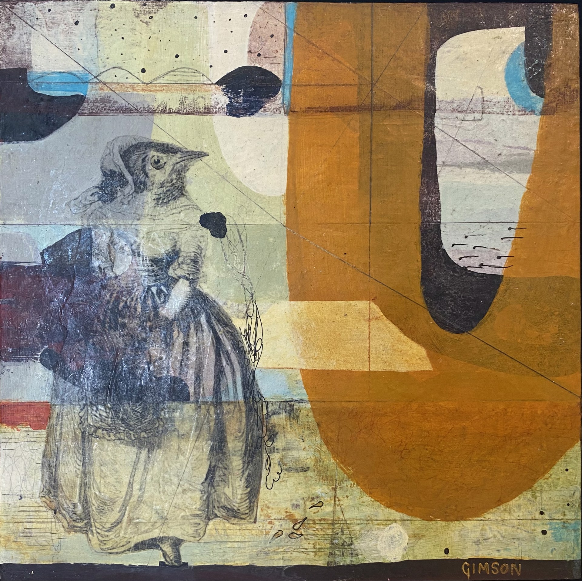 Collage Painting 1 by Steph Gimson