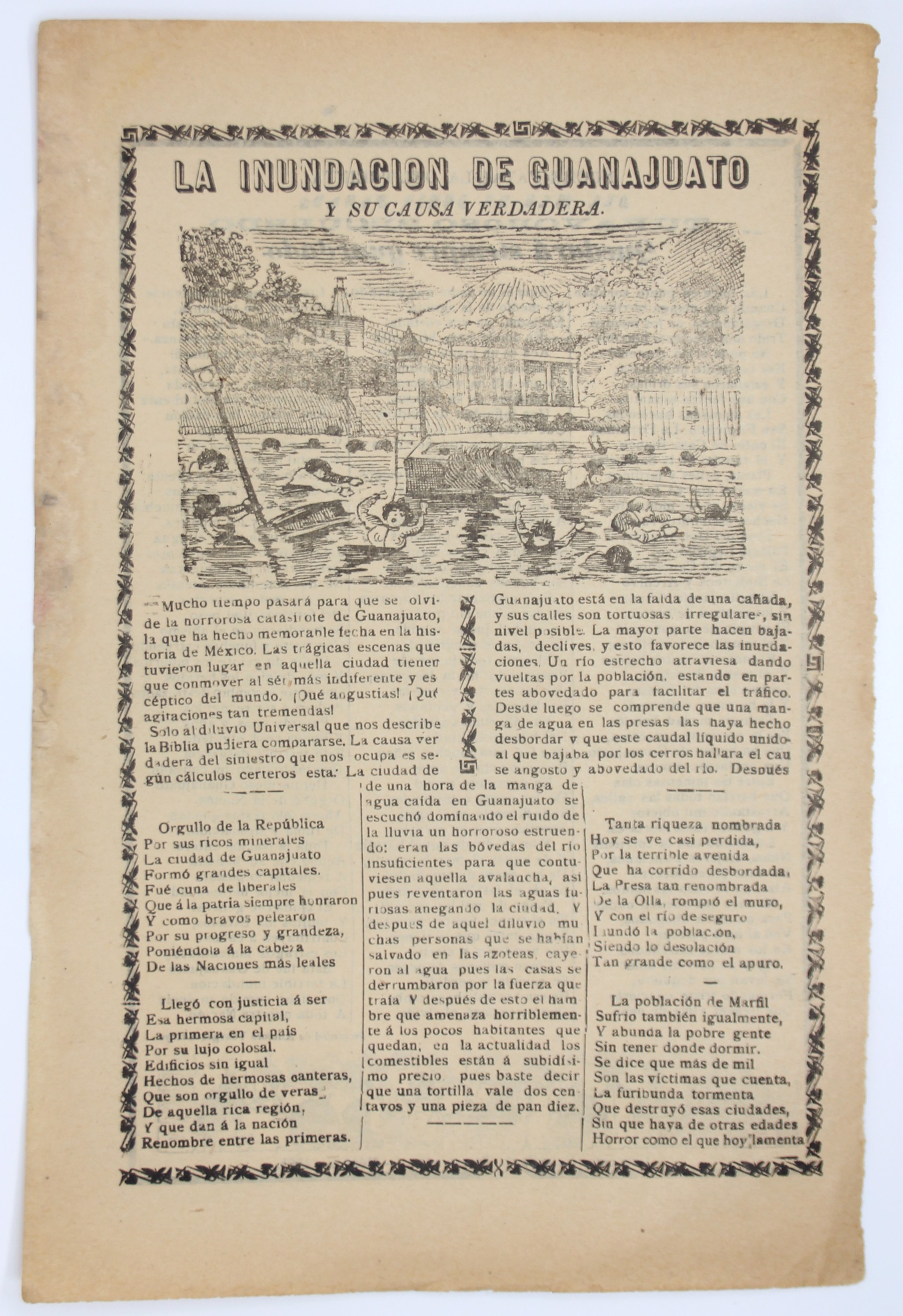 La Inundacion de Guanajuato by José Guadalupe Posada (1852 - 1913)