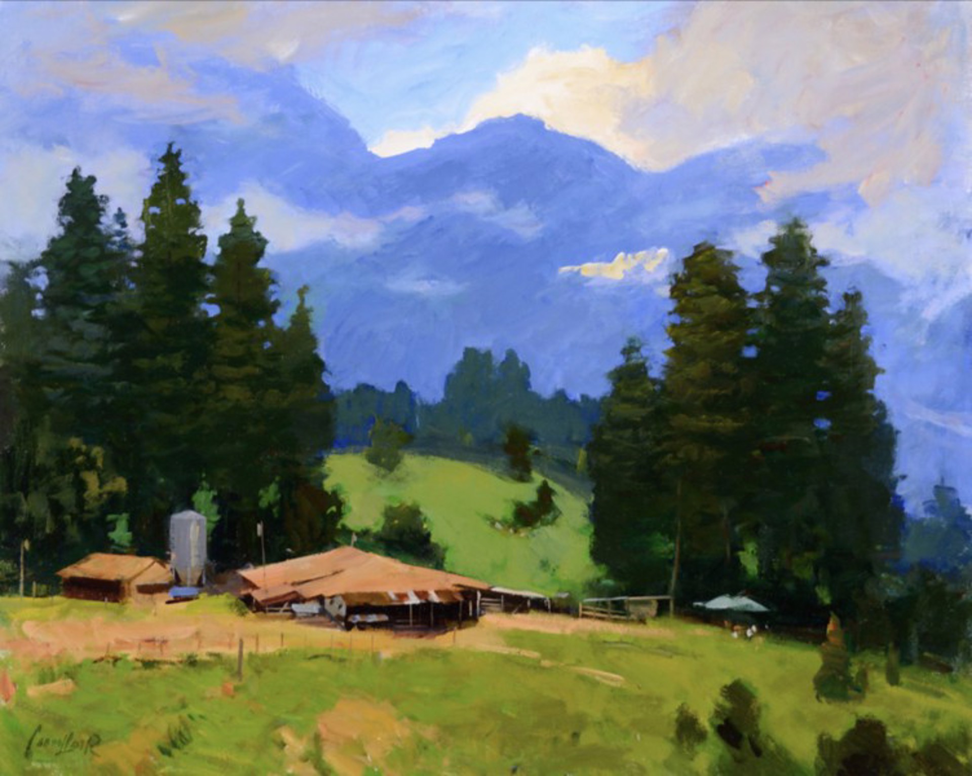 Mountainside Ranch by Ken Cadwallader