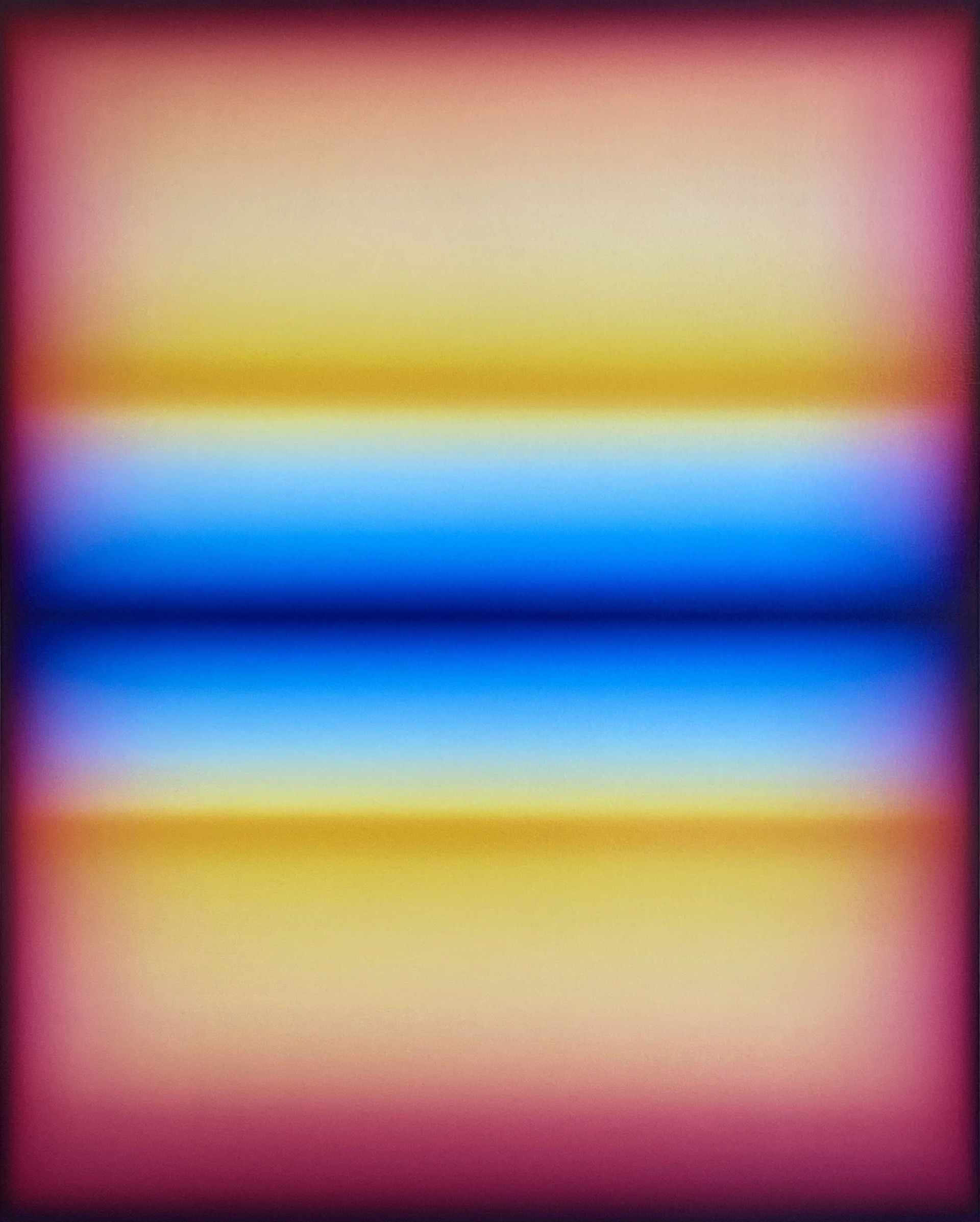 Harmonic Intervals: Red, Blue, Yellow by Patrick DeAngelis