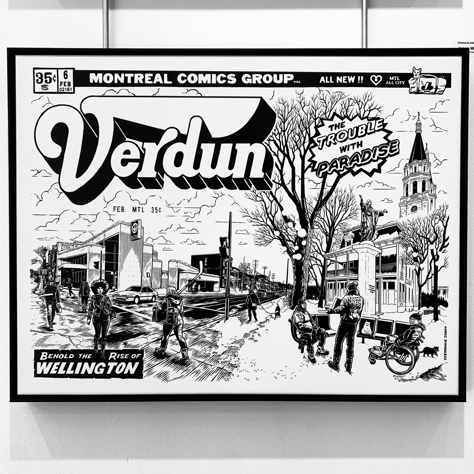 Verdun, on canvas by Jason Wasserman