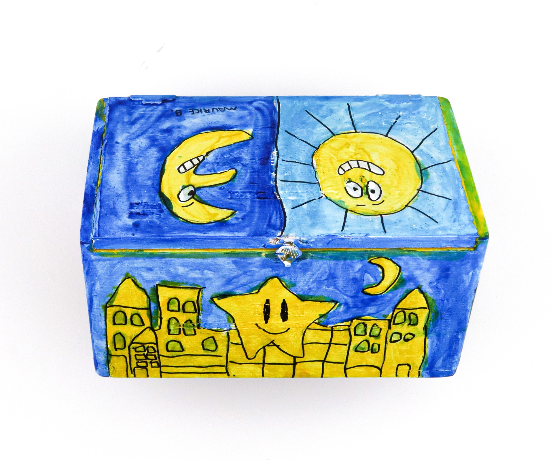 Sun and Moon Castle Box by Maurice Barnes